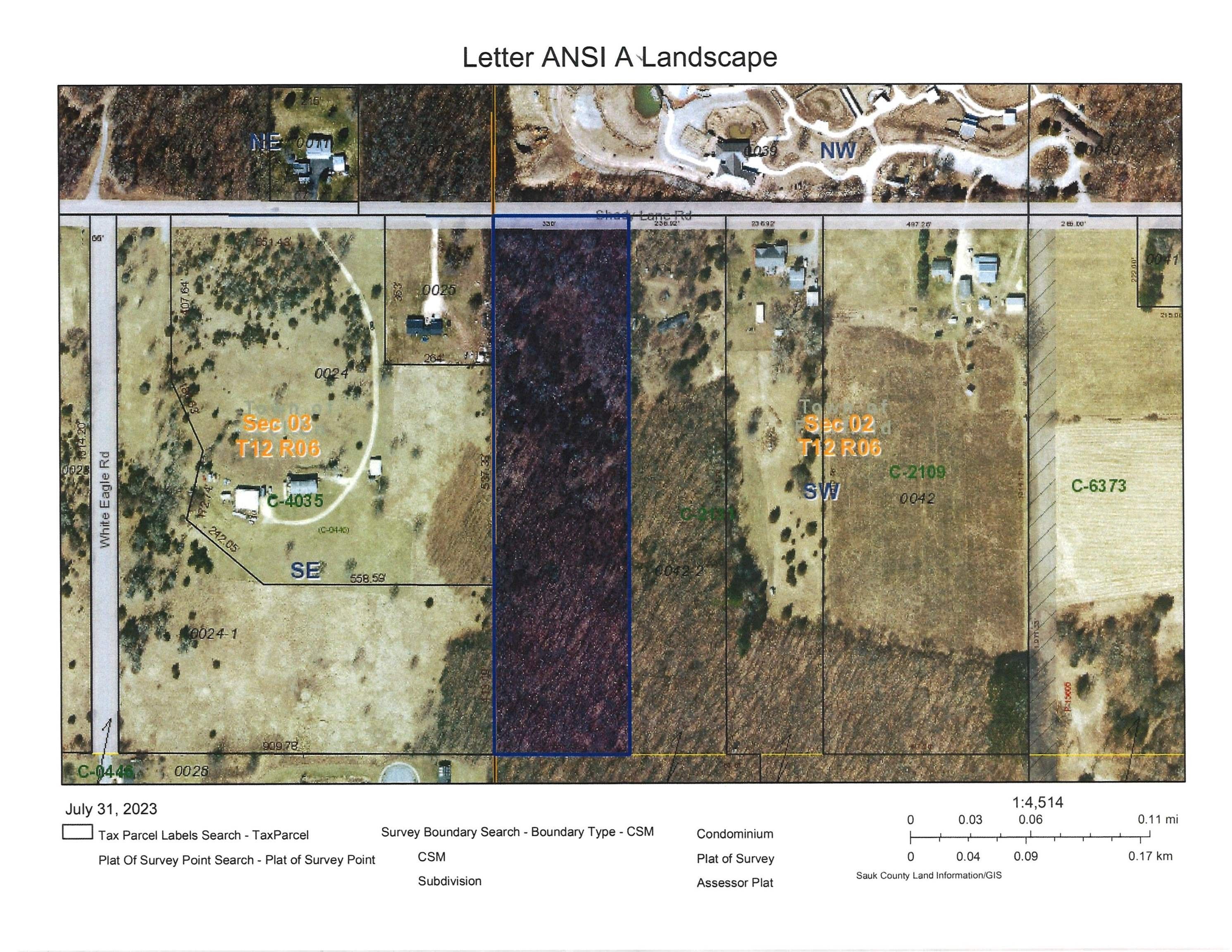Baraboo, Sauk County, WI Undeveloped Land for sale Property ID