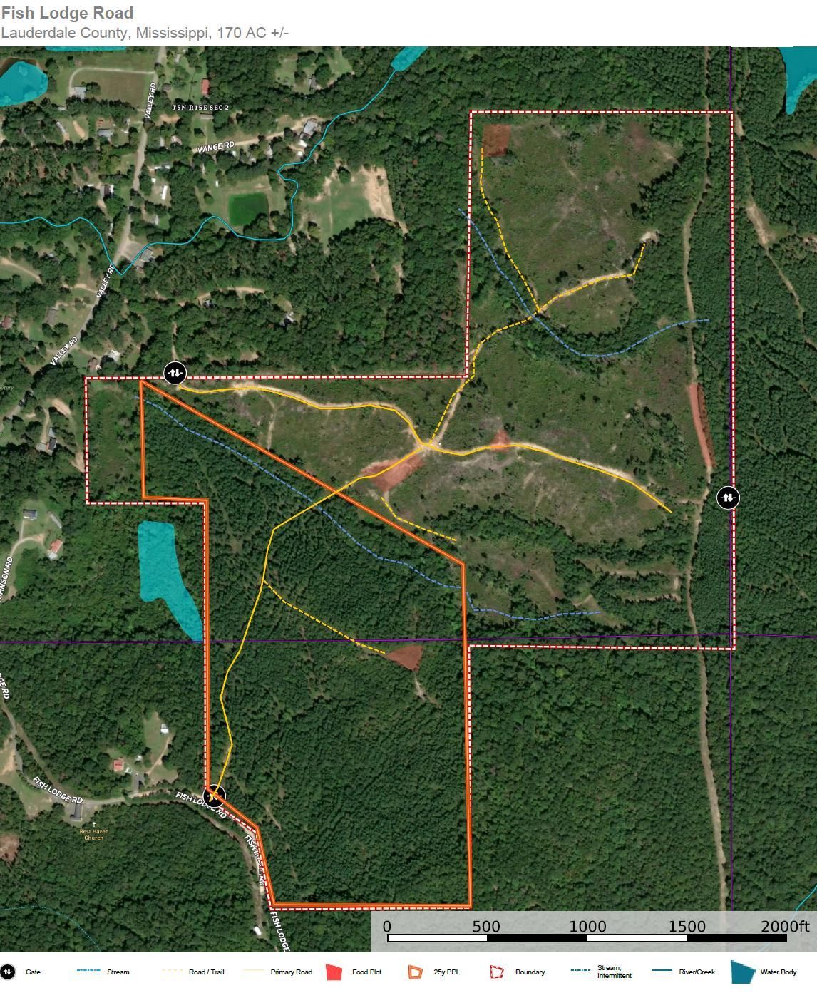 Meridian, Lauderdale County, MS Timberland Property for sale Property