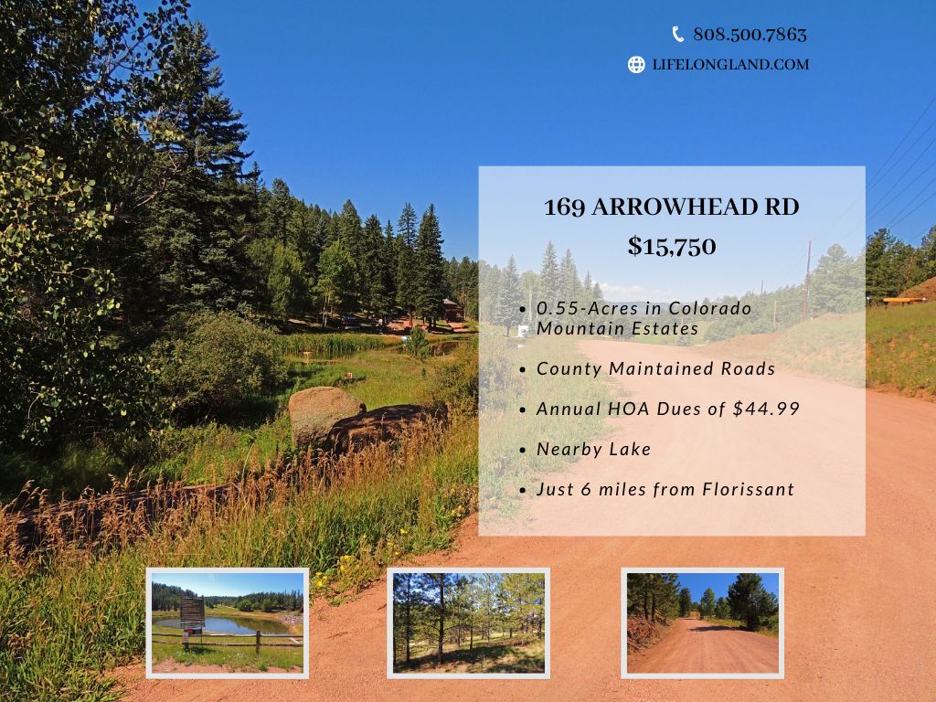 Florissant, Teller County, CO Recreational Property, Homesites for sale