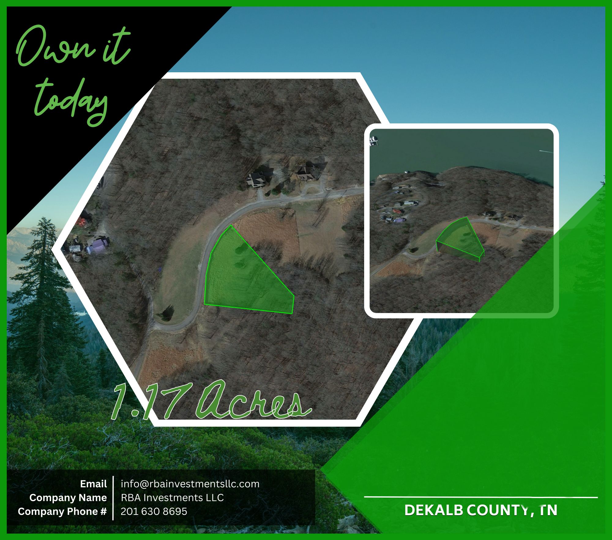 Smithville, DeKalb County, TN Undeveloped Land, Lakefront Property