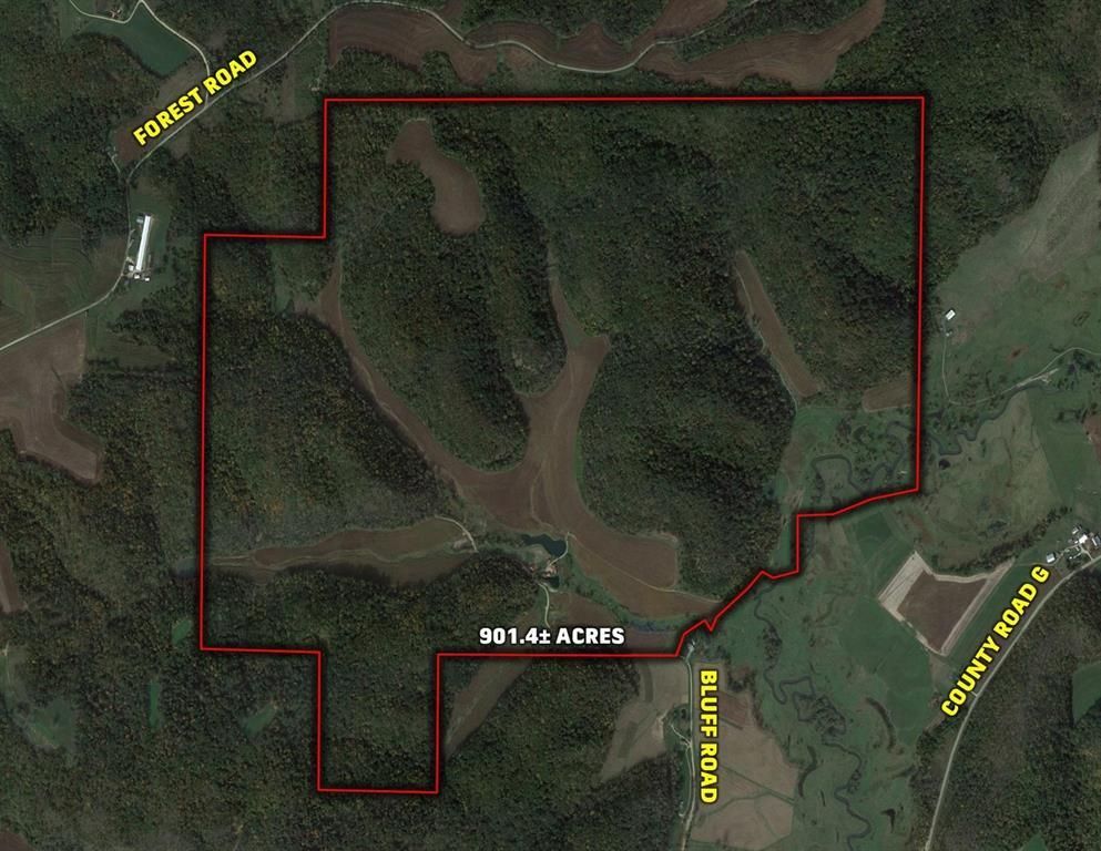 Muscoda, Grant County, WI Farms and Ranches, Timberland Property
