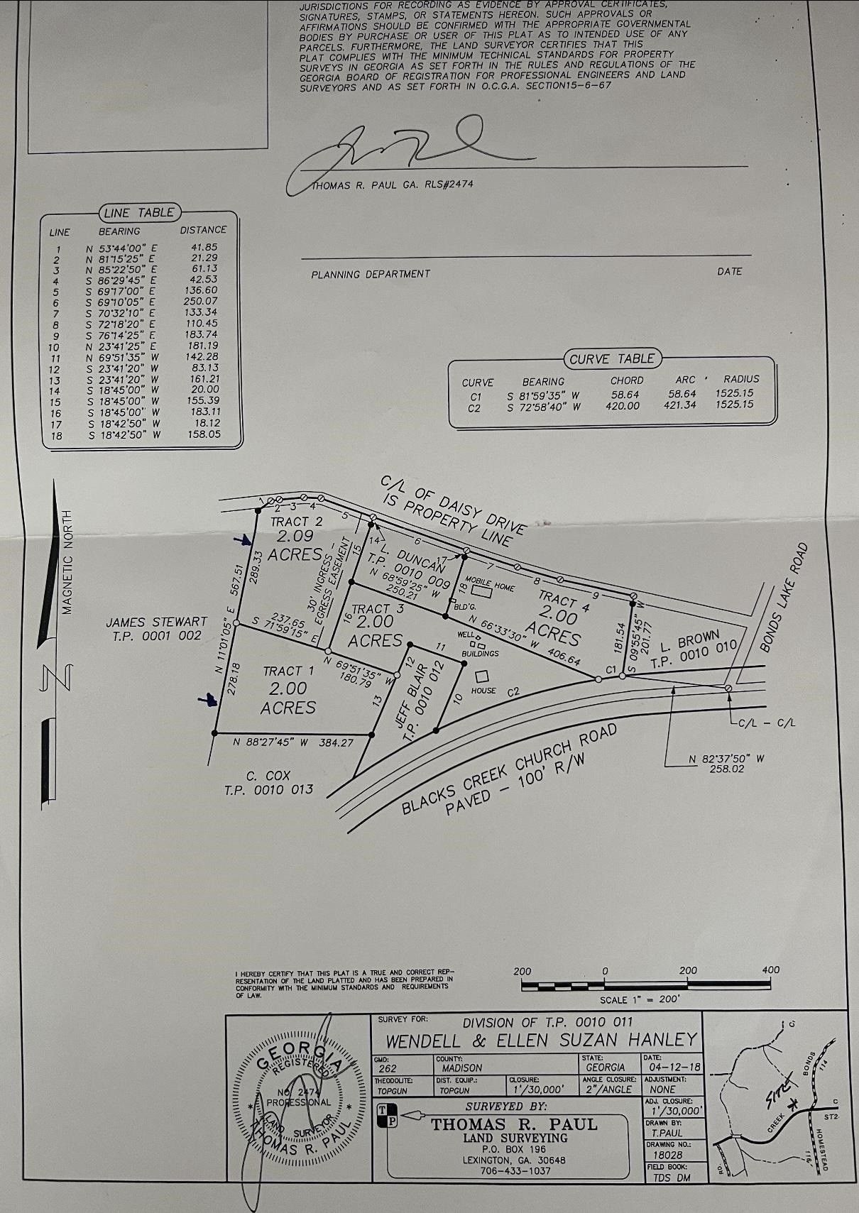Danielsville, Madison County, GA Undeveloped Land, Homesites for sale