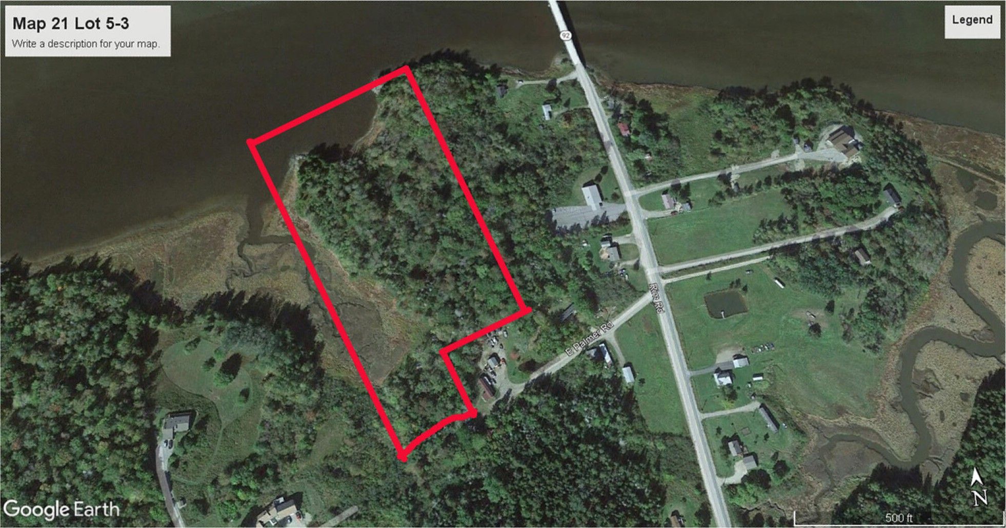 Machiasport, Washington County, ME Undeveloped Land, Lakefront Property