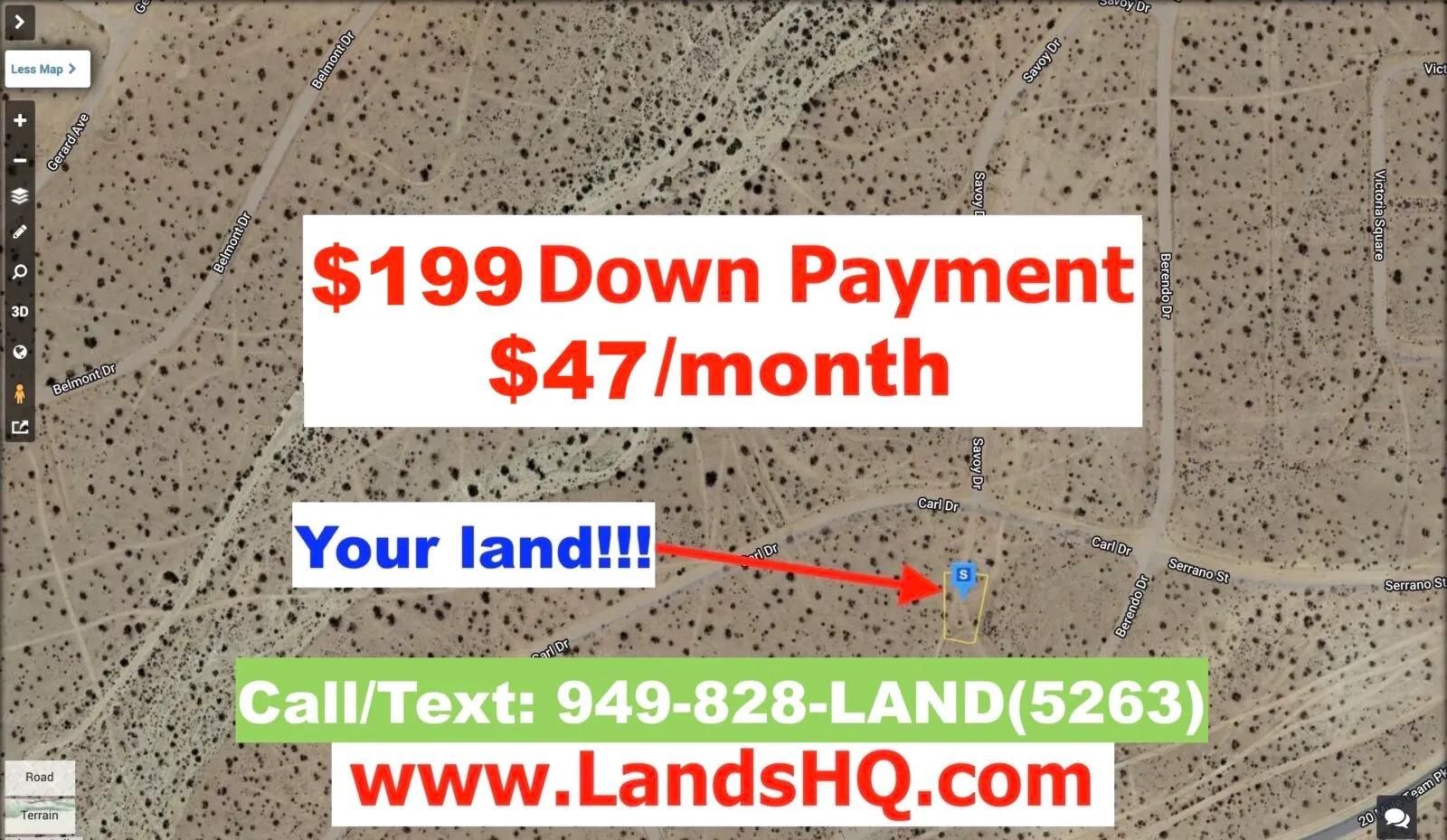 California City, Kern County, CA Recreational Property, Undeveloped