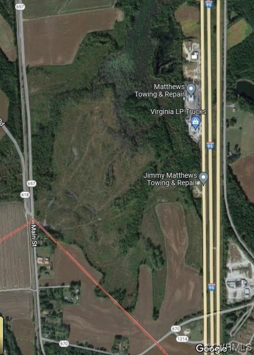 Stony Creek, Sussex County, VA Undeveloped Land, Lakefront Property