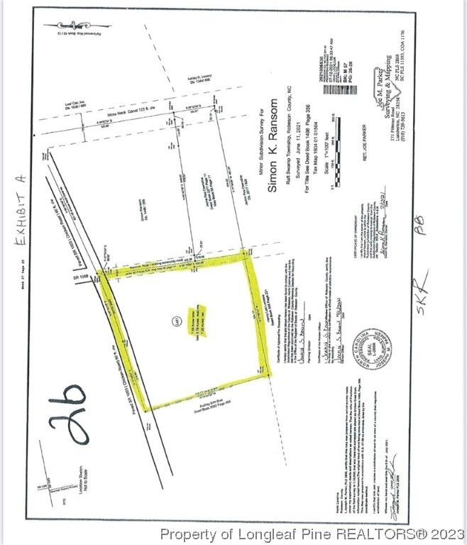Pembroke, Robeson County, NC Undeveloped Land for sale Property ID