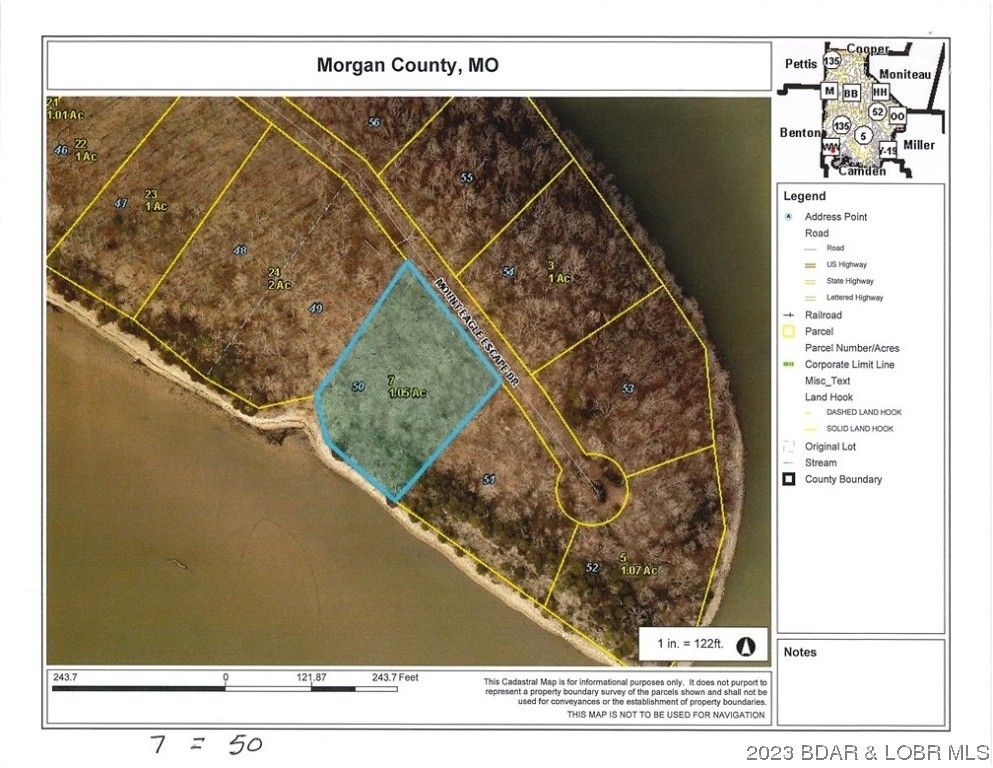 Stover, County, MO Undeveloped Land, Lakefront Property