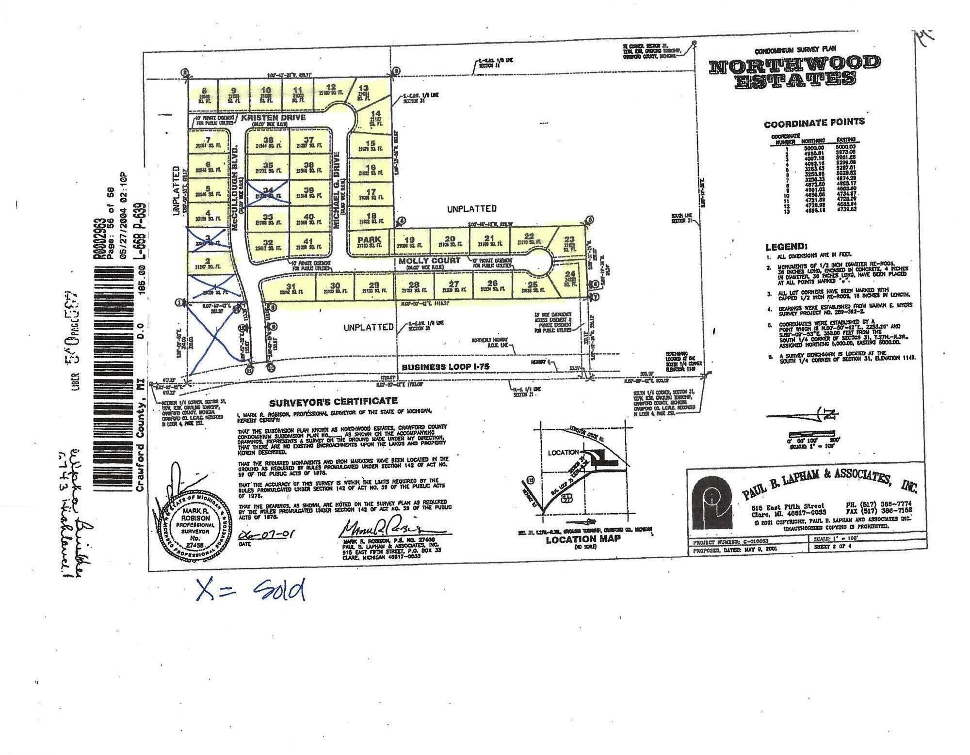 Grayling, Crawford County, MI Undeveloped Land for sale Property ID