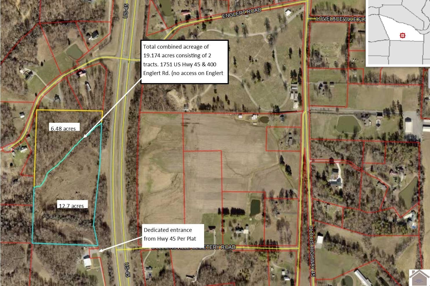 Paducah, McCracken County, KY Undeveloped Land for sale Property ID