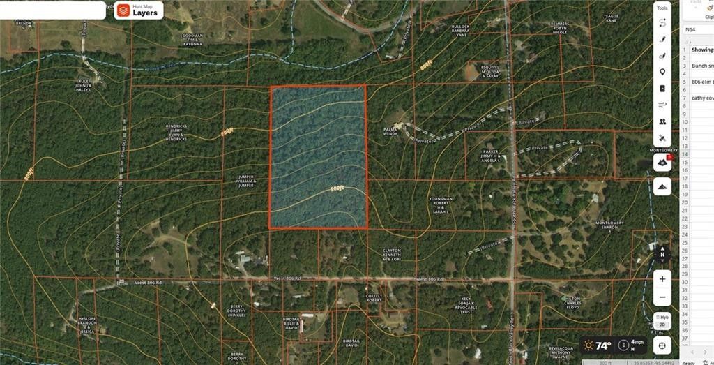 Tahlequah, Cherokee County, OK Undeveloped Land for sale Property ID