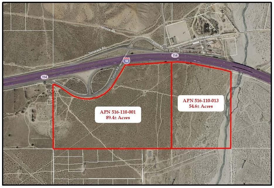 Palm Springs, Riverside County, CA Undeveloped Land, Commercial