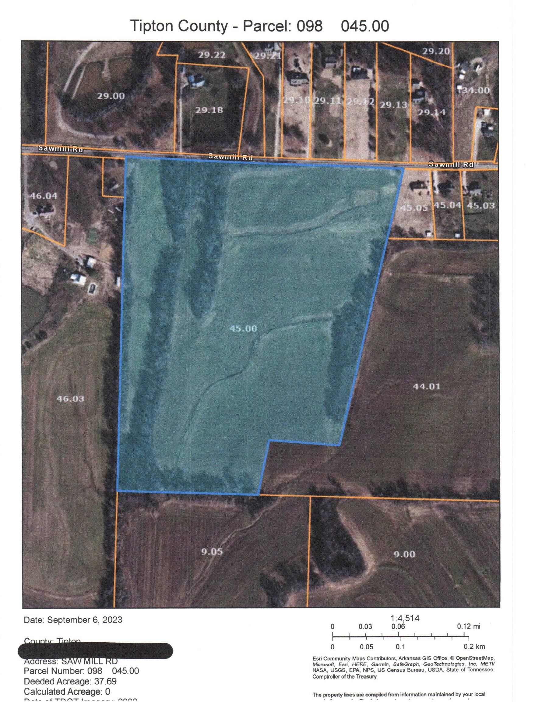 Brighton, Tipton County, TN Undeveloped Land for sale Property ID