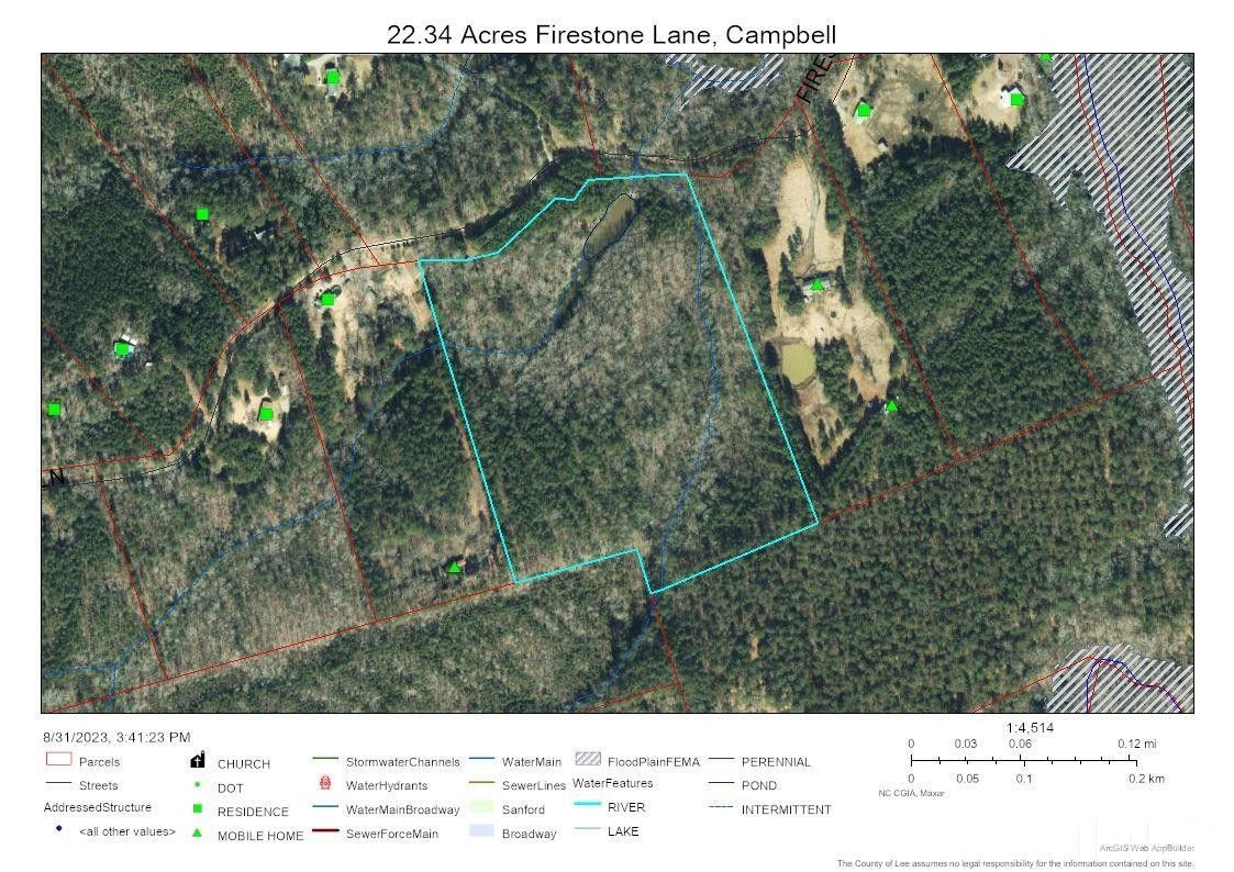 Sanford, Lee County, NC Undeveloped Land for sale Property ID