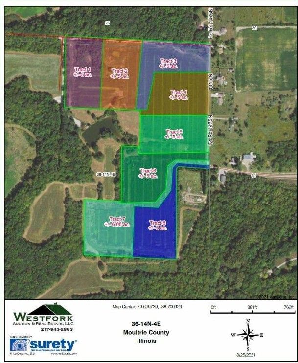 Bethany, Moultrie County, IL Undeveloped Land, Homesites for sale