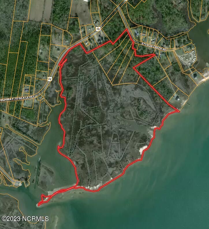 Sealevel, Carteret County, NC Undeveloped Land, Lakefront Property