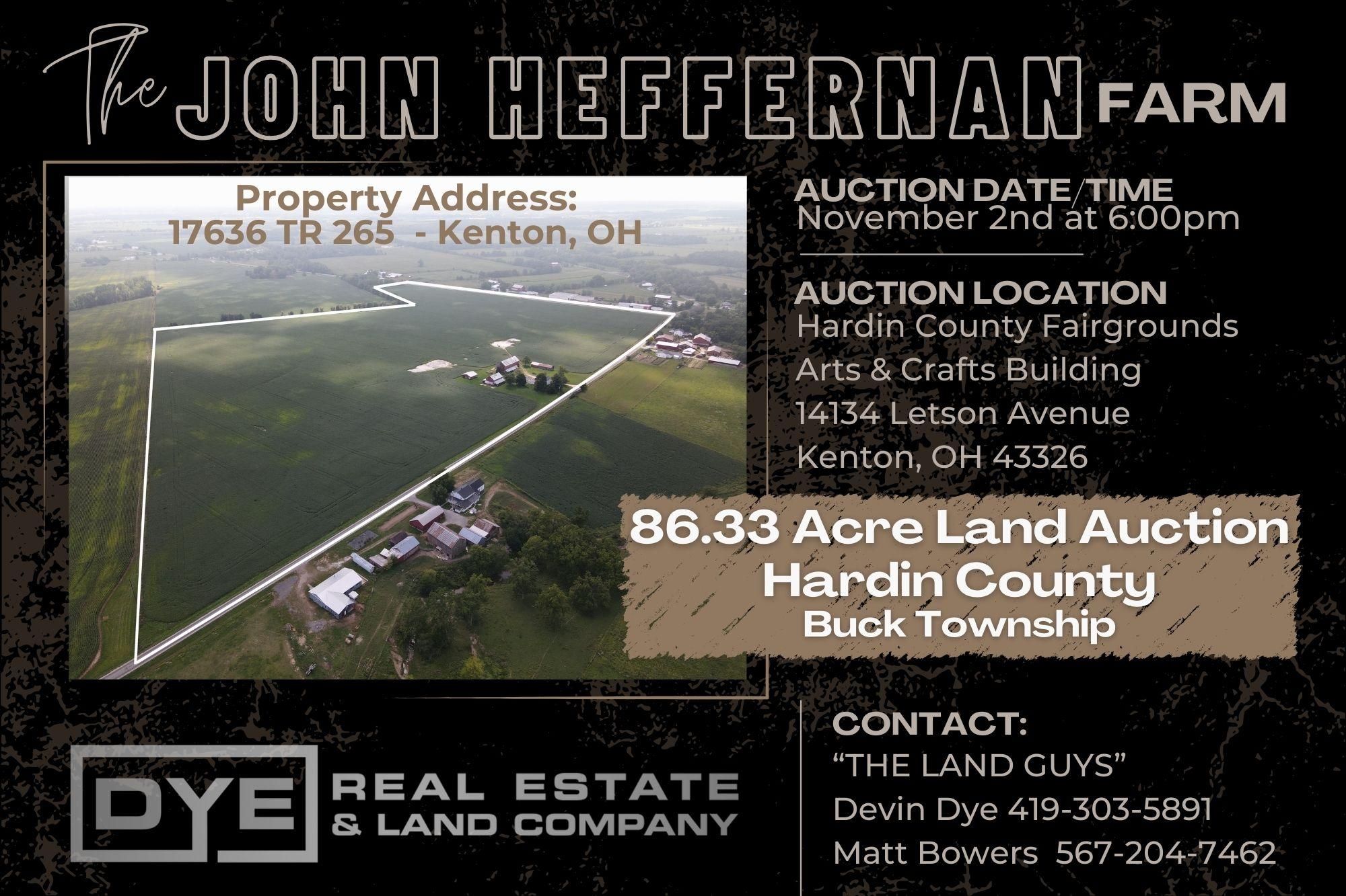 Kenton, Hardin County, OH Farms and Ranches, House for auction Property