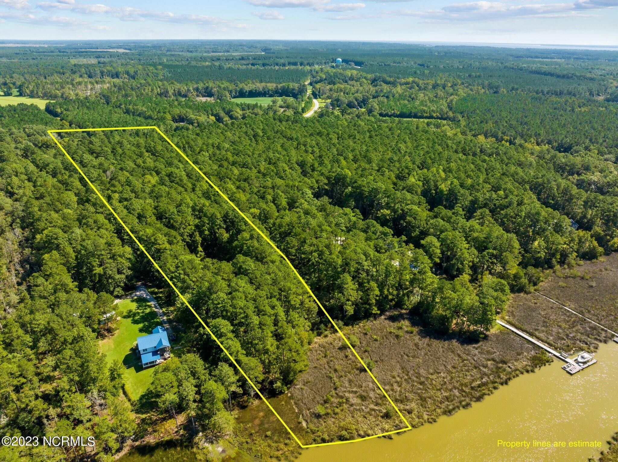 Oriental, Pamlico County, NC Undeveloped Land, Lakefront Property