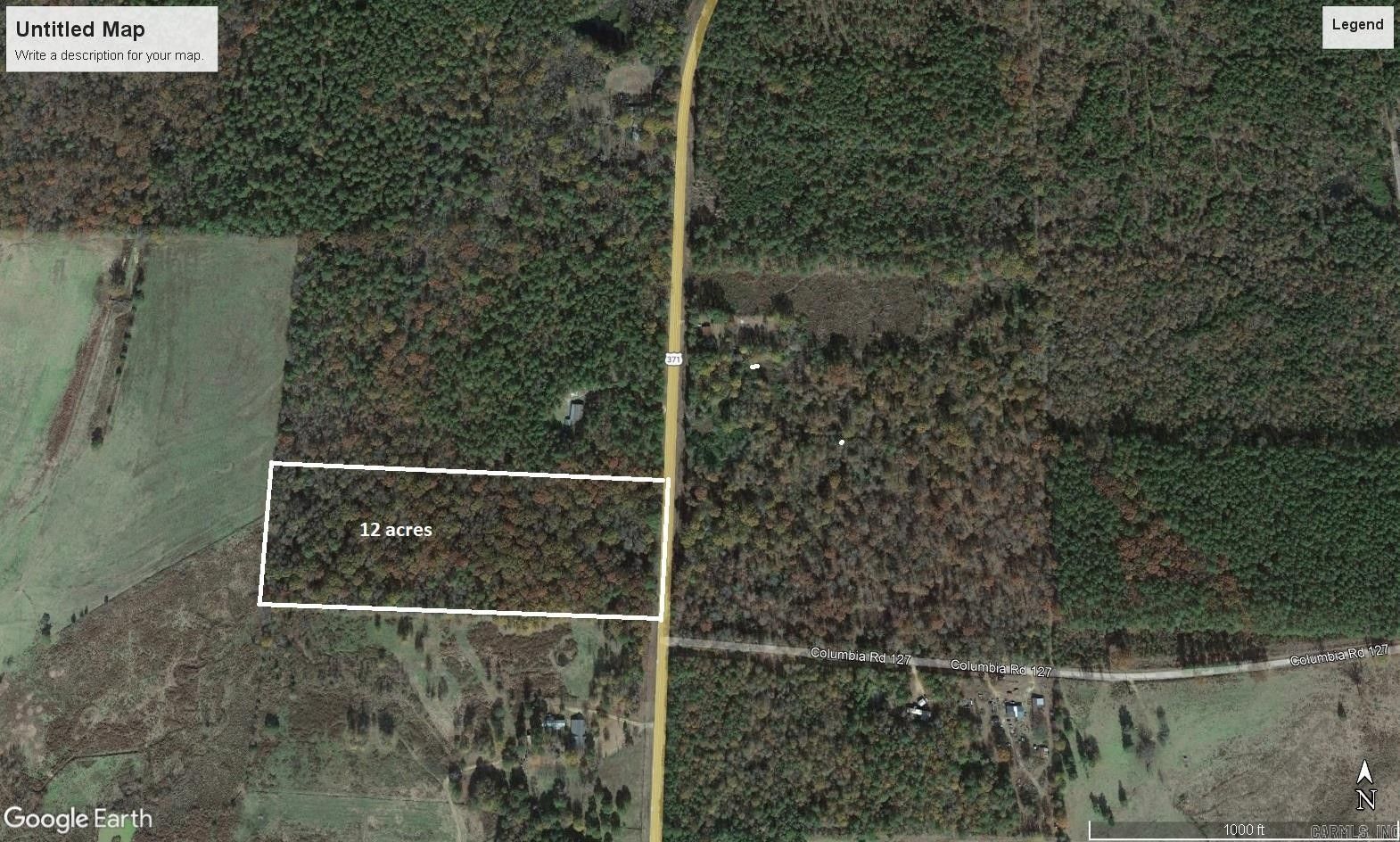 Waldo, Columbia County, AR Undeveloped Land for sale Property ID