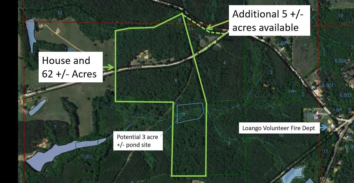 Red Level, Covington County, AL Hunting Property, House for sale