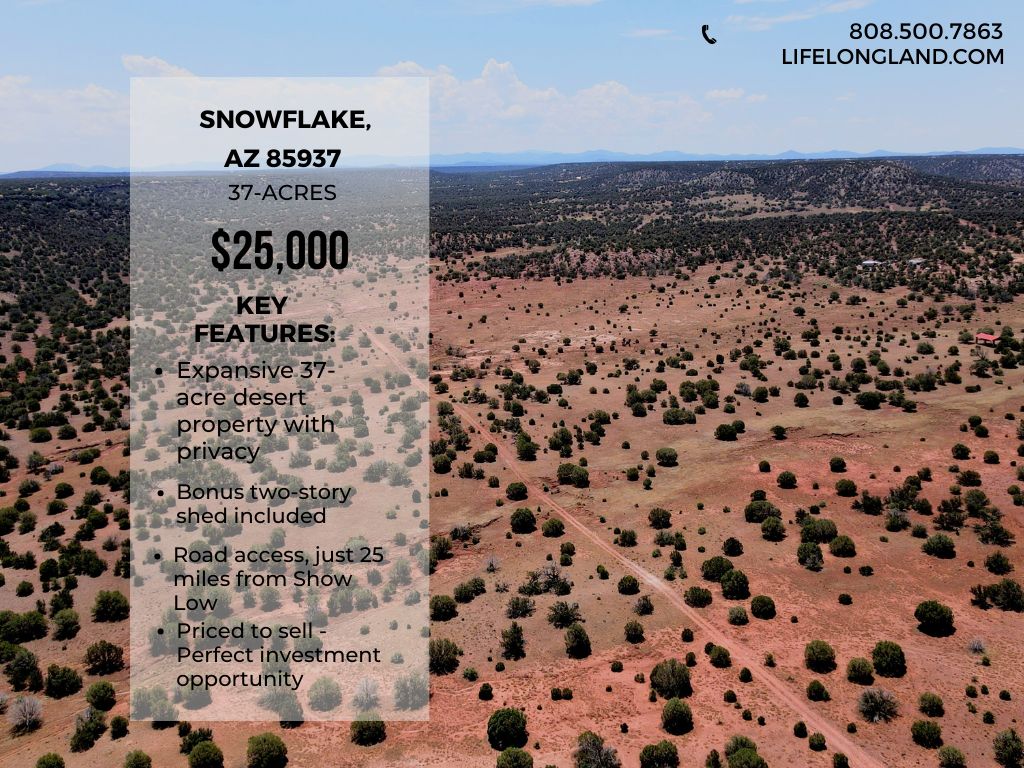 Snowflake, Navajo County, AZ Recreational Property, Undeveloped Land