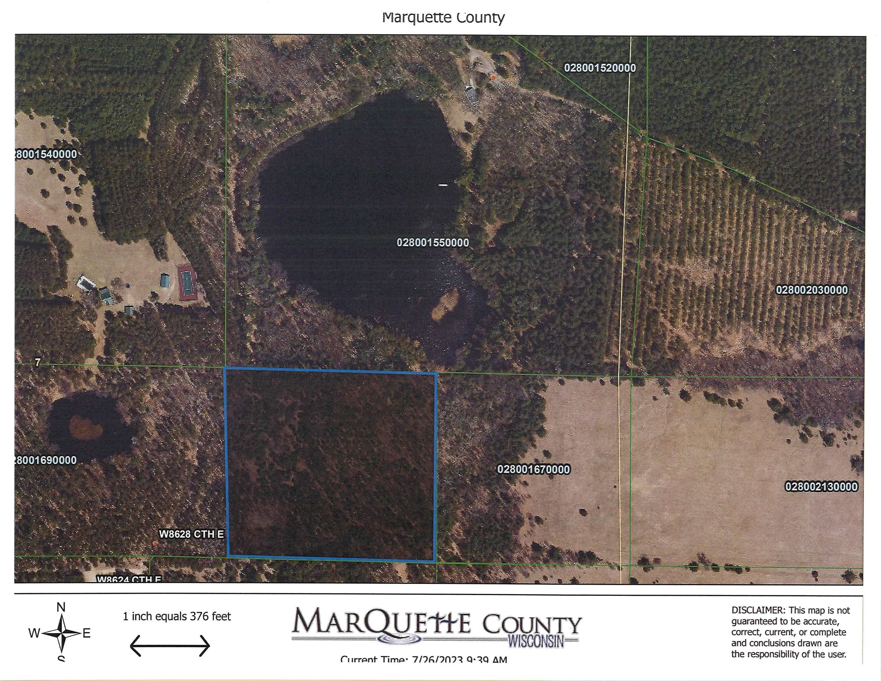 Oxford, Marquette County, WI Undeveloped Land for sale Property ID
