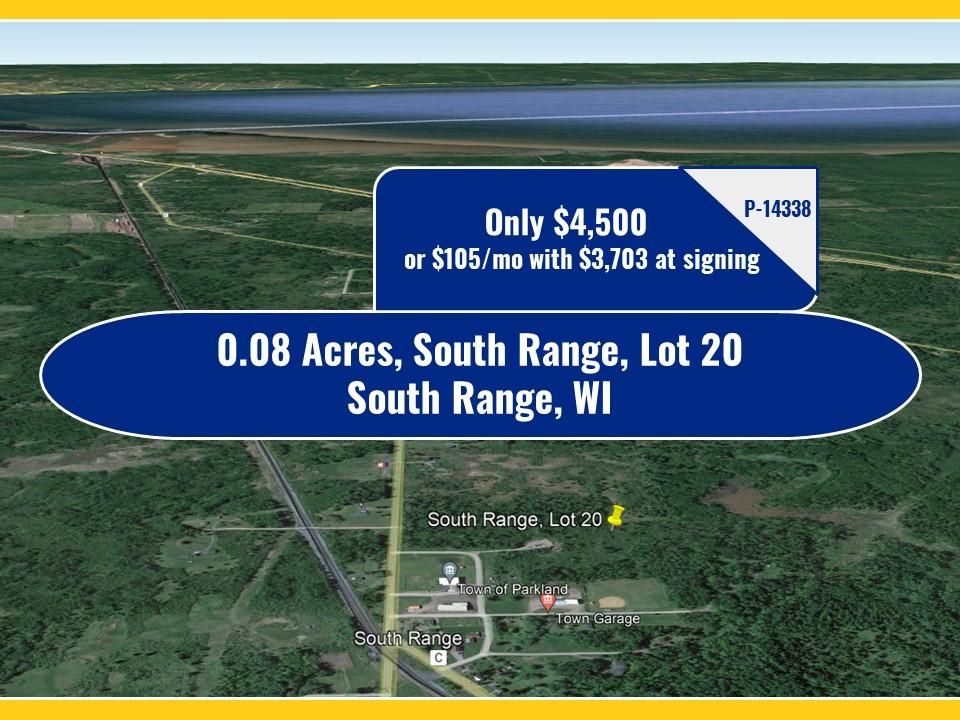 South Range, Douglas County, WI Undeveloped Land, Homesites for sale