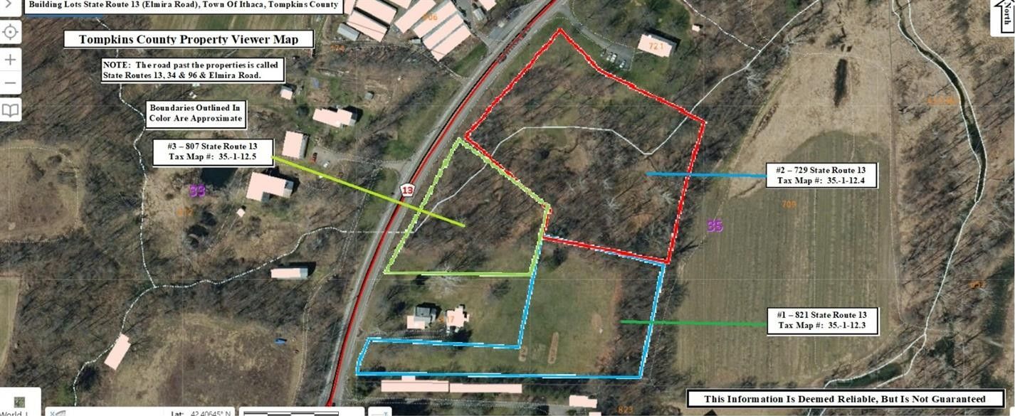 Ithaca, Tompkins County, NY Undeveloped Land, Homesites for sale