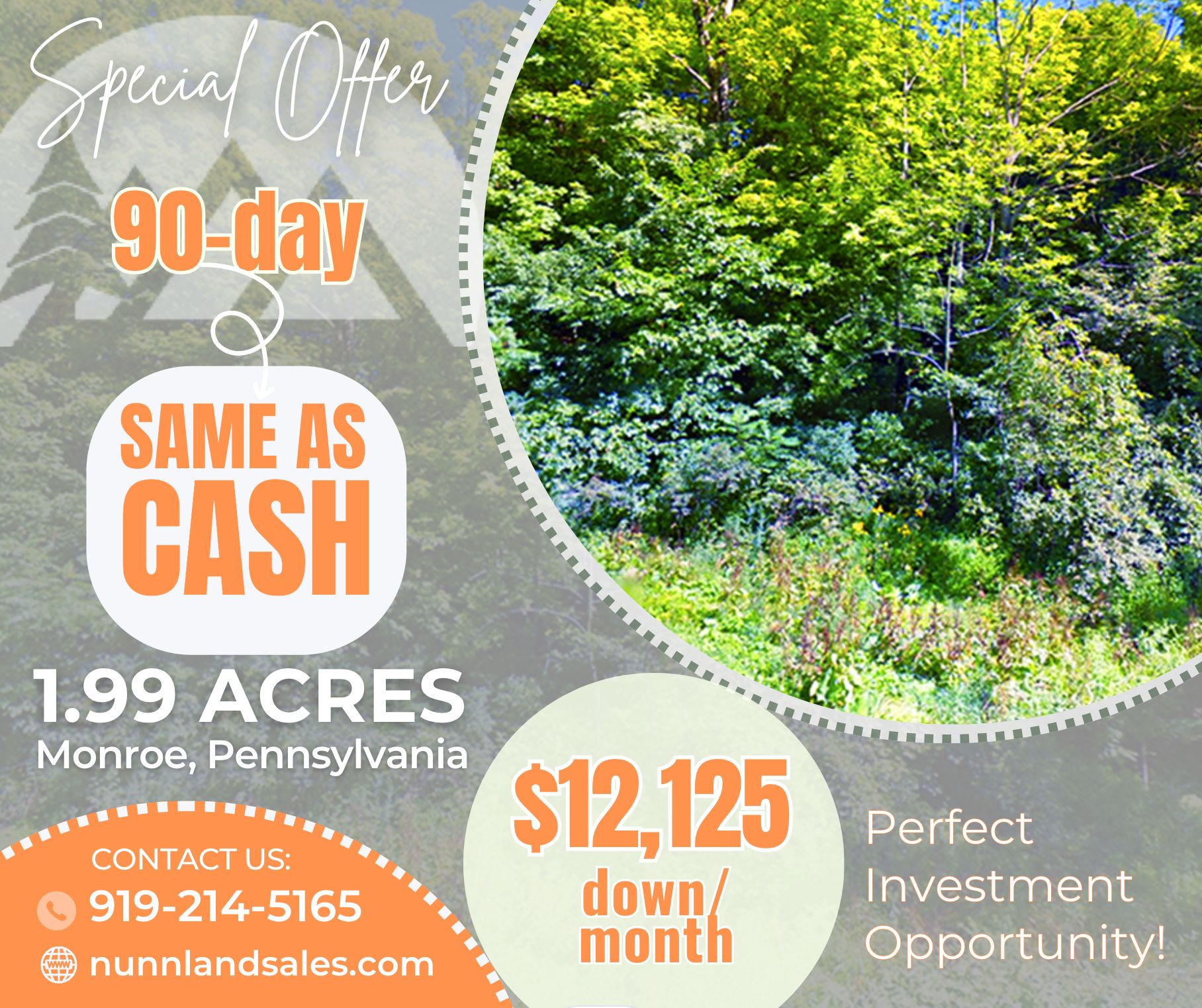 Big Pond, Monroe County, PA Recreational Property, Undeveloped Land