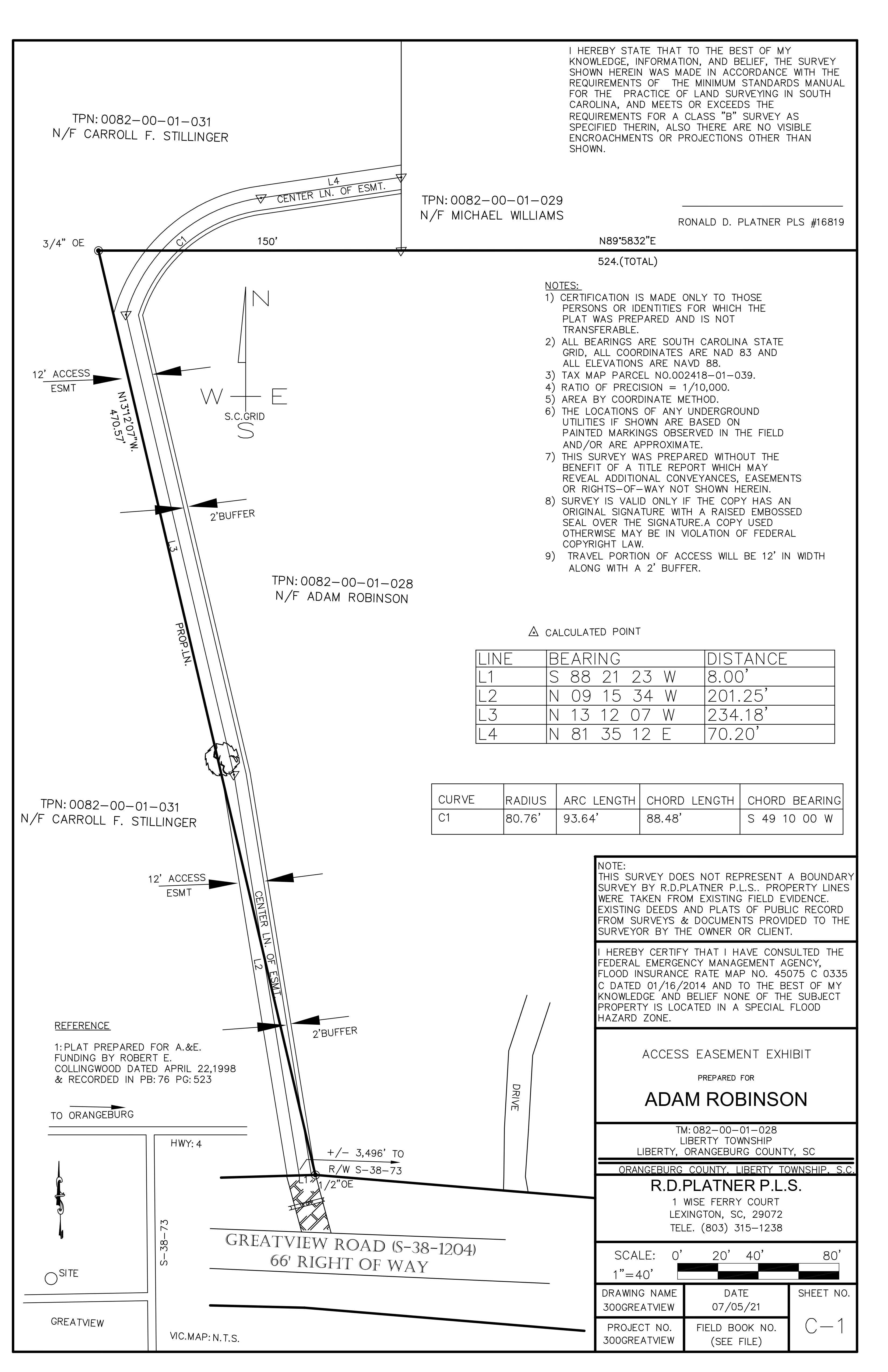 Neeses, Orangeburg County, SC Recreational Property, Timberland