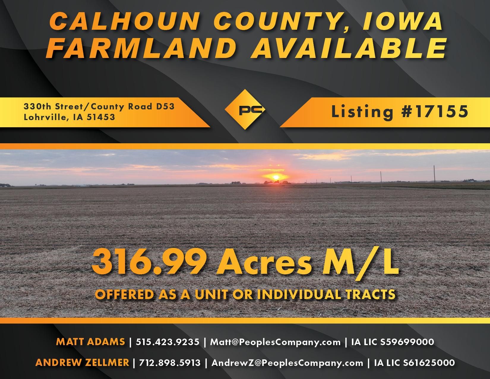 330th Street, Lohrville, IA 51453 MLS 682979 LandWatch