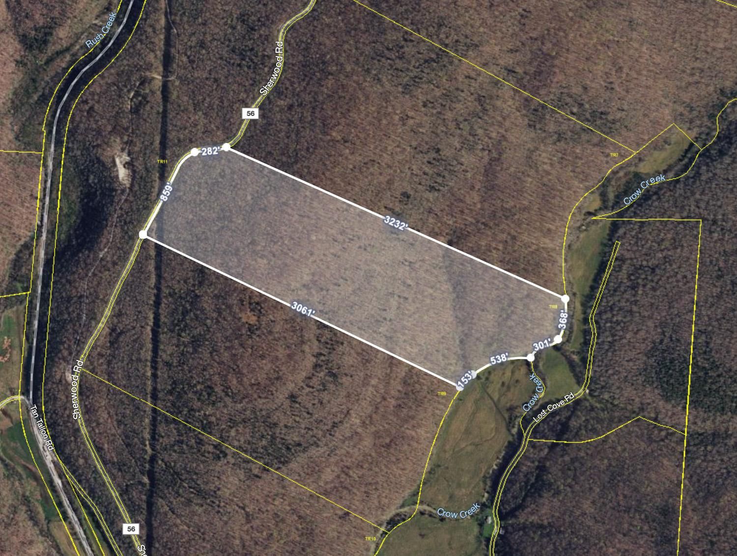 Sherwood, Franklin County, TN Recreational Property, Timberland