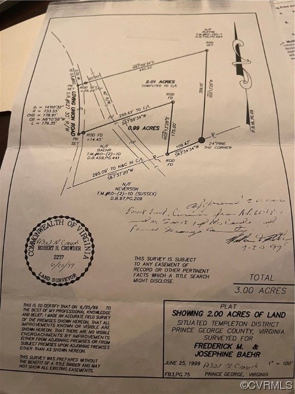 Prince Prince County, VA Undeveloped Land, Homesites for