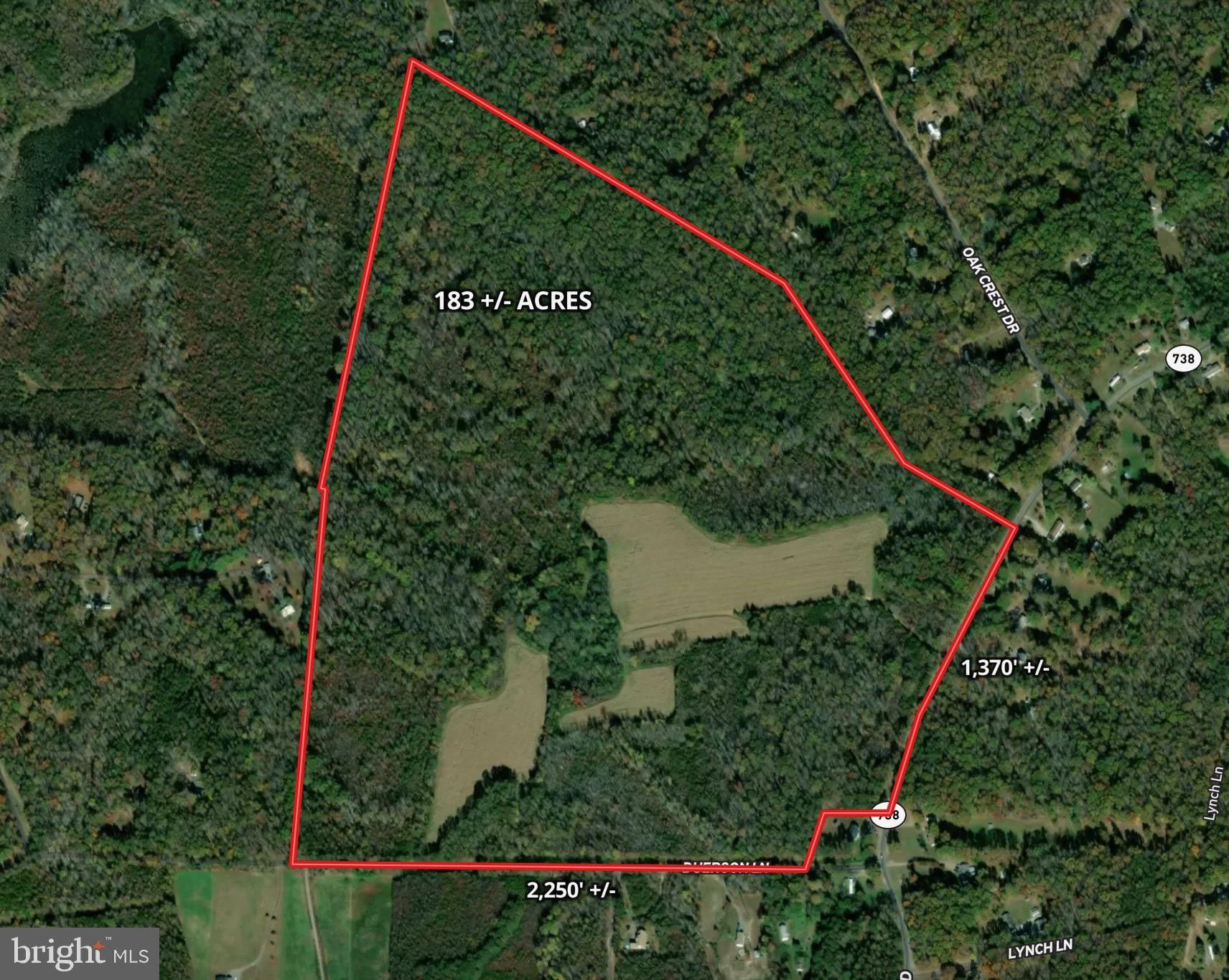 Partlow, Spotsylvania County, VA Undeveloped Land for sale Property ID