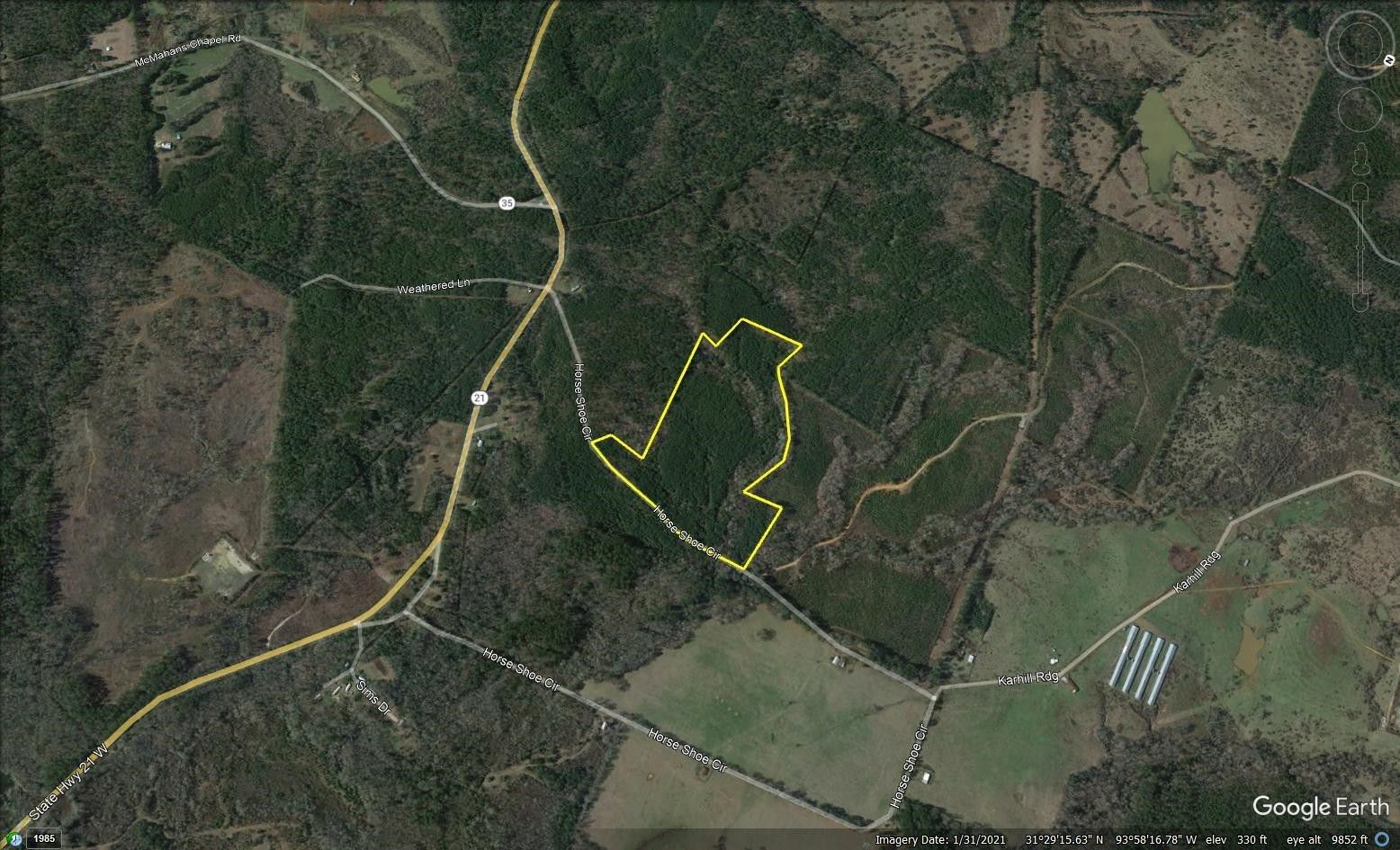 San Augustine, Sabine County, TX Undeveloped Land for sale Property ID