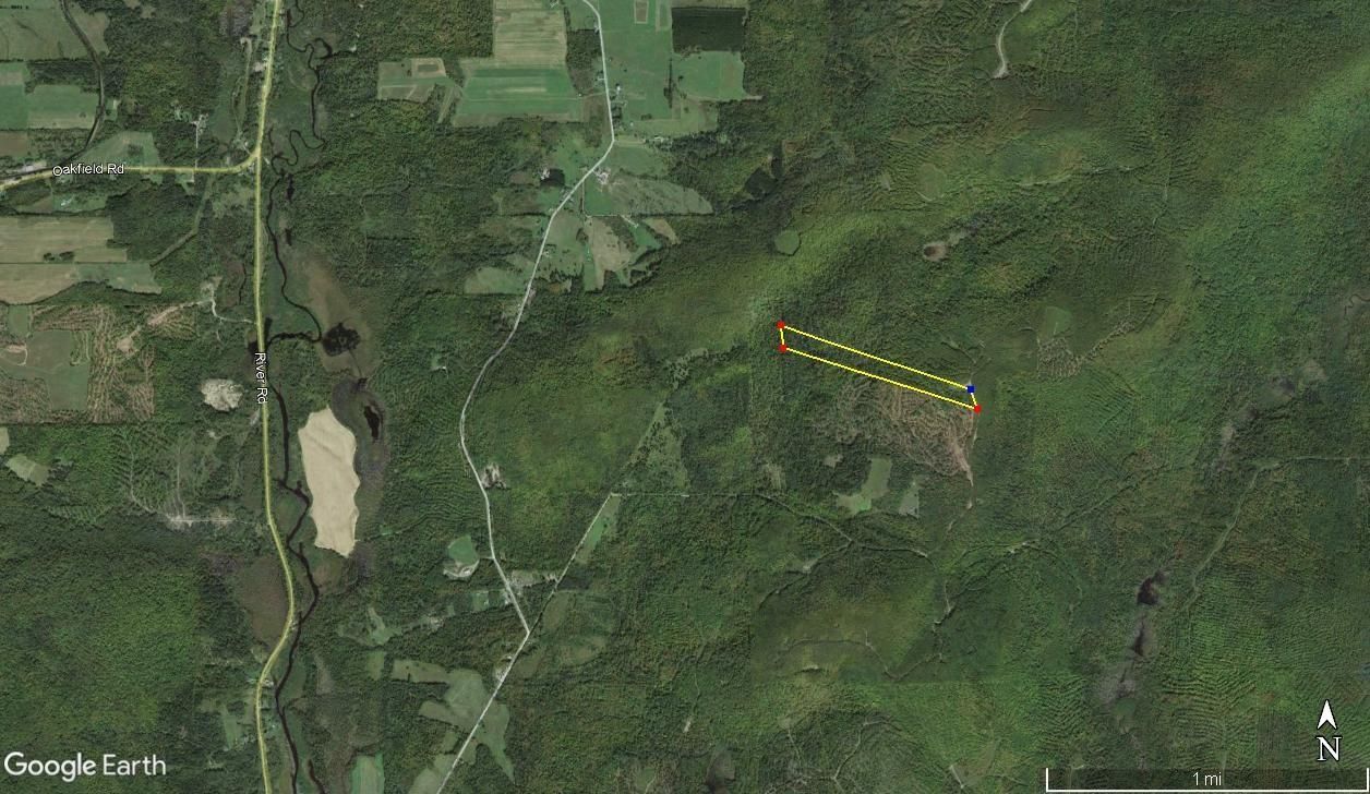 Oakfield, Aroostook County, ME Undeveloped Land for sale Property ID