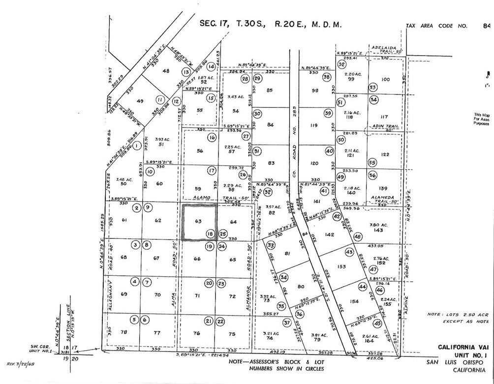Santa Margarita, San Luis Obispo County, CA Undeveloped Land, Homesites