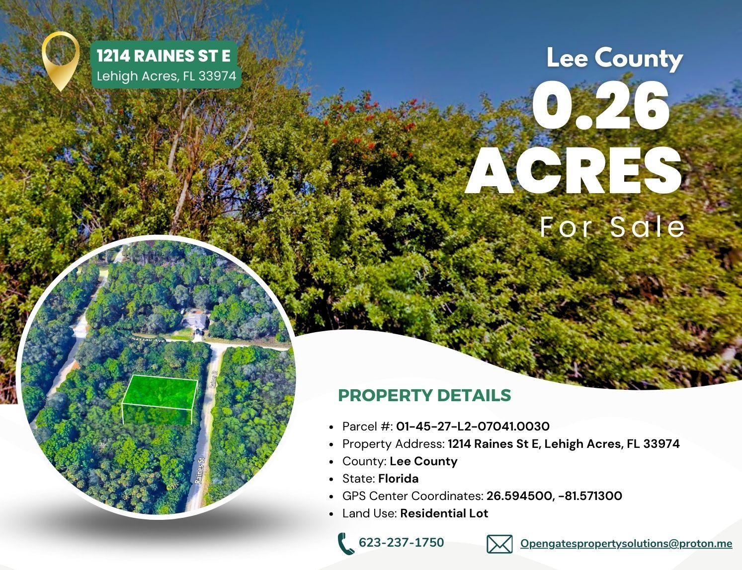 Lehigh Acres, Lee County, FL Recreational Property, Undeveloped Land