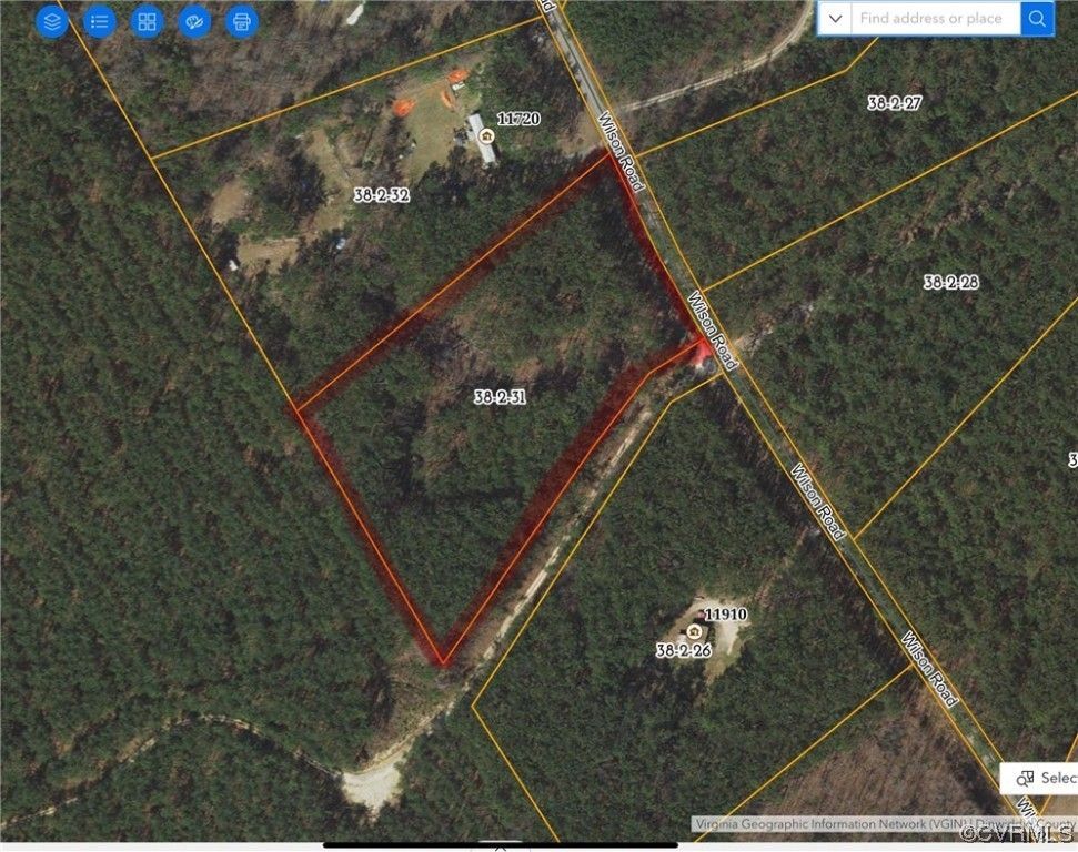 Wilsons, Dinwiddie County, VA Undeveloped Land, Homesites for sale