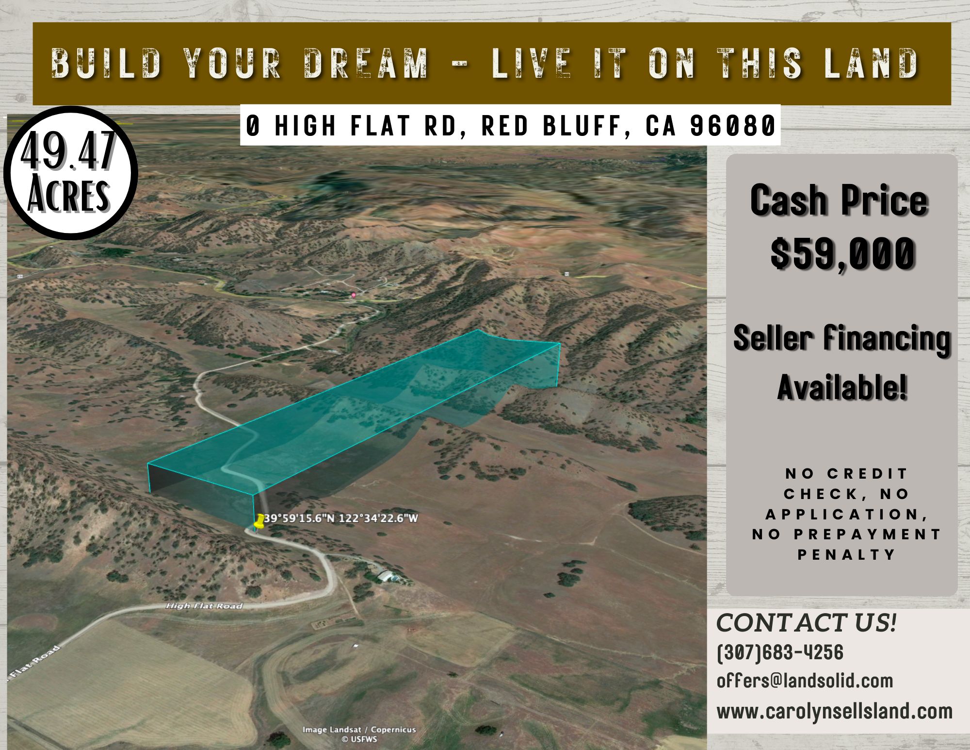 Red Bluff, Tehama County, CA Recreational Property, Undeveloped Land