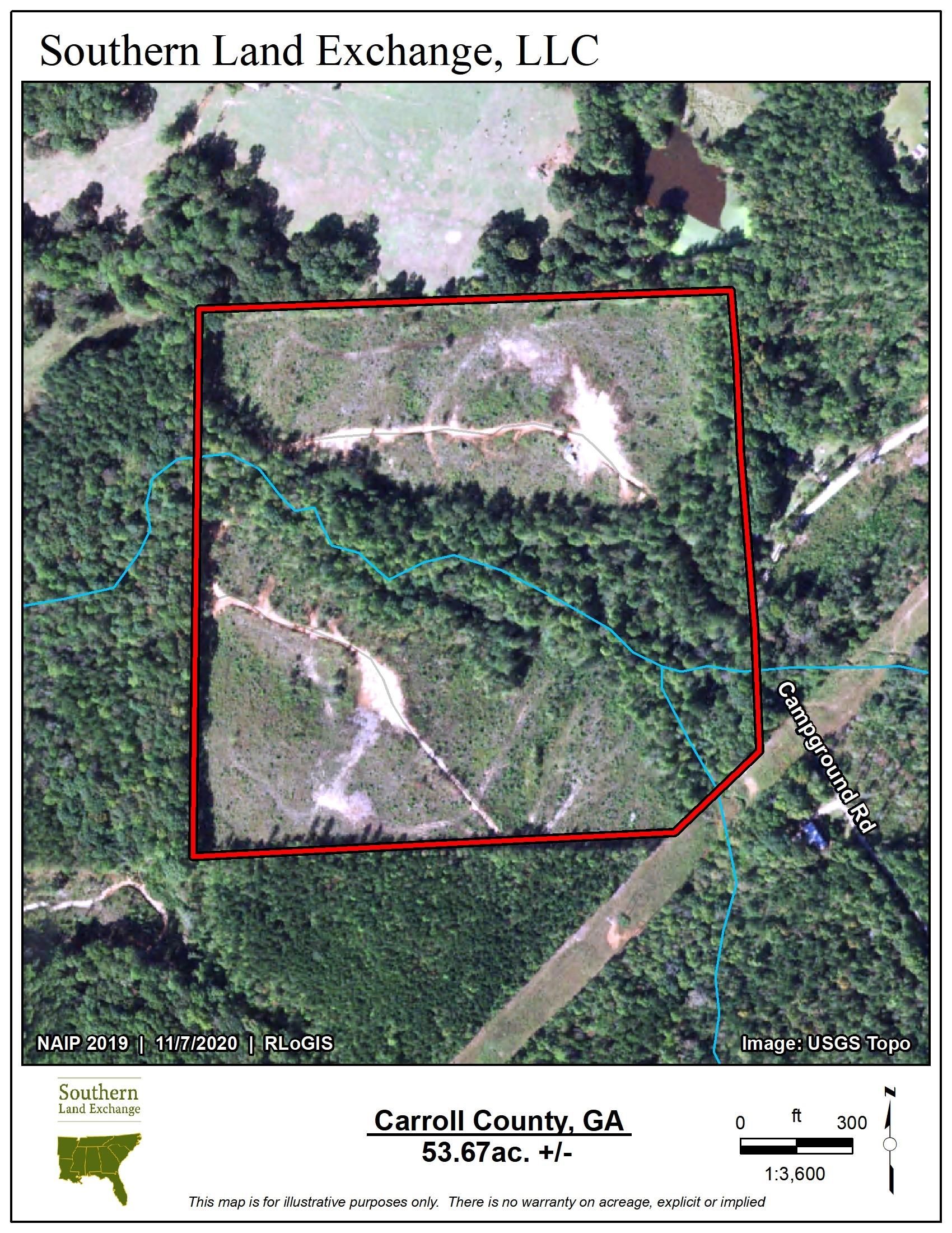 Waco, Carroll County, GA Timberland Property, Hunting Property for sale