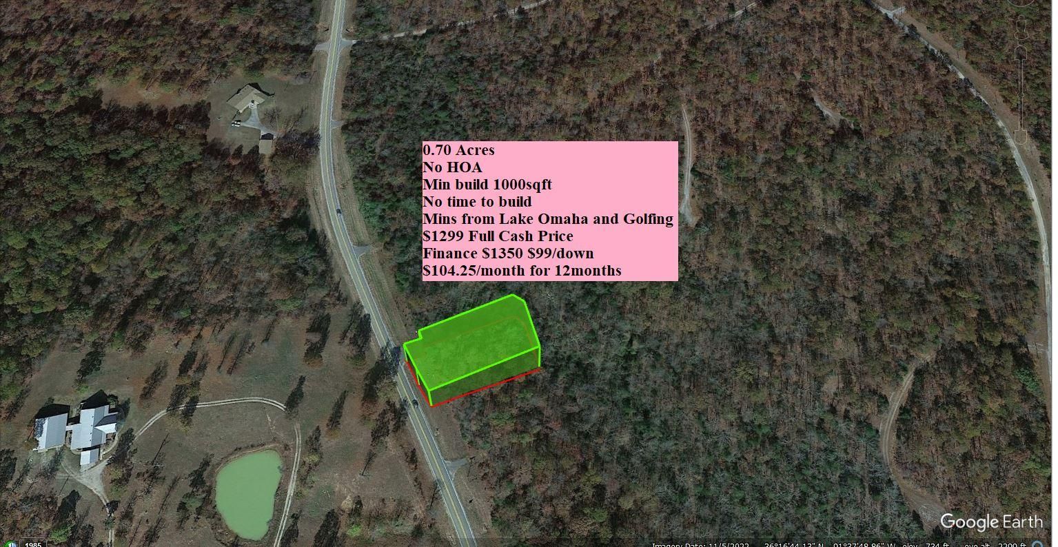 Cherokee Village, Fulton County, AR Undeveloped Land, Homesites for