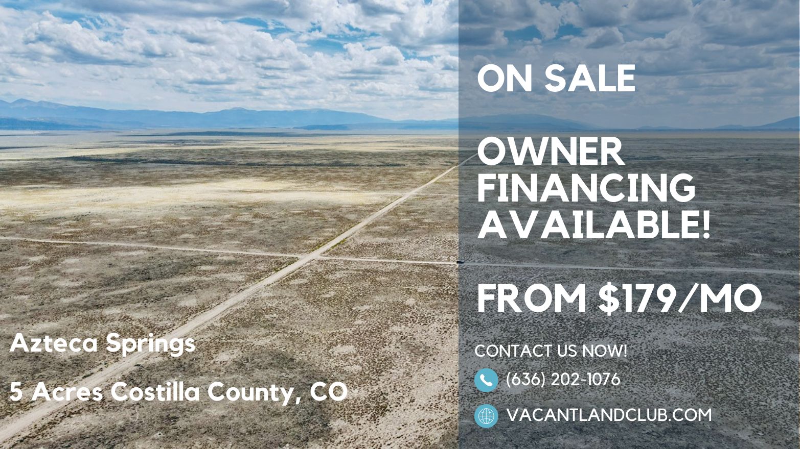 San Luis, Costilla County, CO Recreational Property, Undeveloped Land