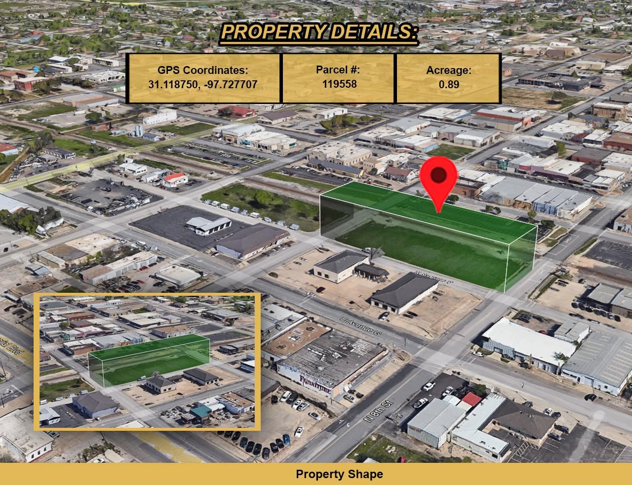 Killeen, Bell County, TX Recreational Property, Undeveloped Land