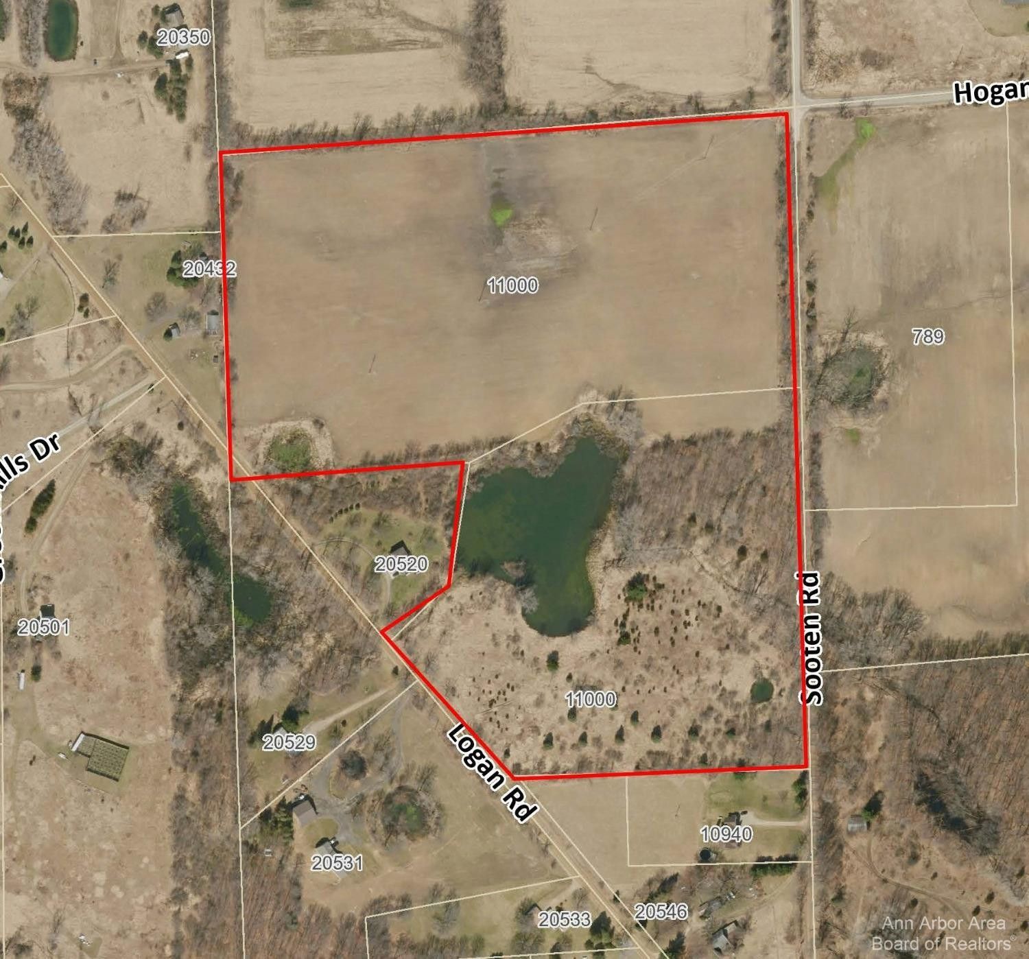 Manchester, Washtenaw County, MI Undeveloped Land, Lakefront Property