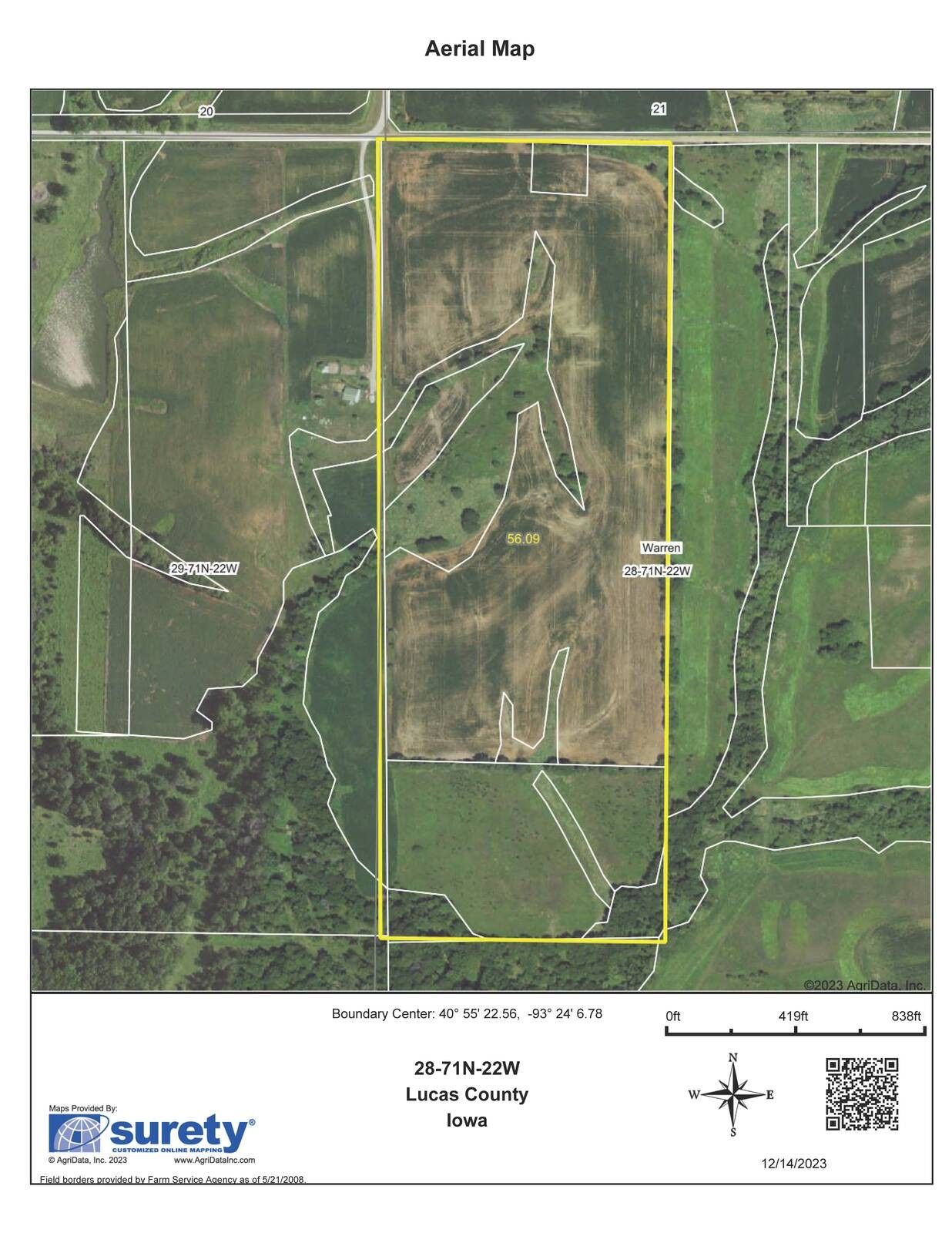 Derby, Wayne County, IA Undeveloped Land for sale Property ID