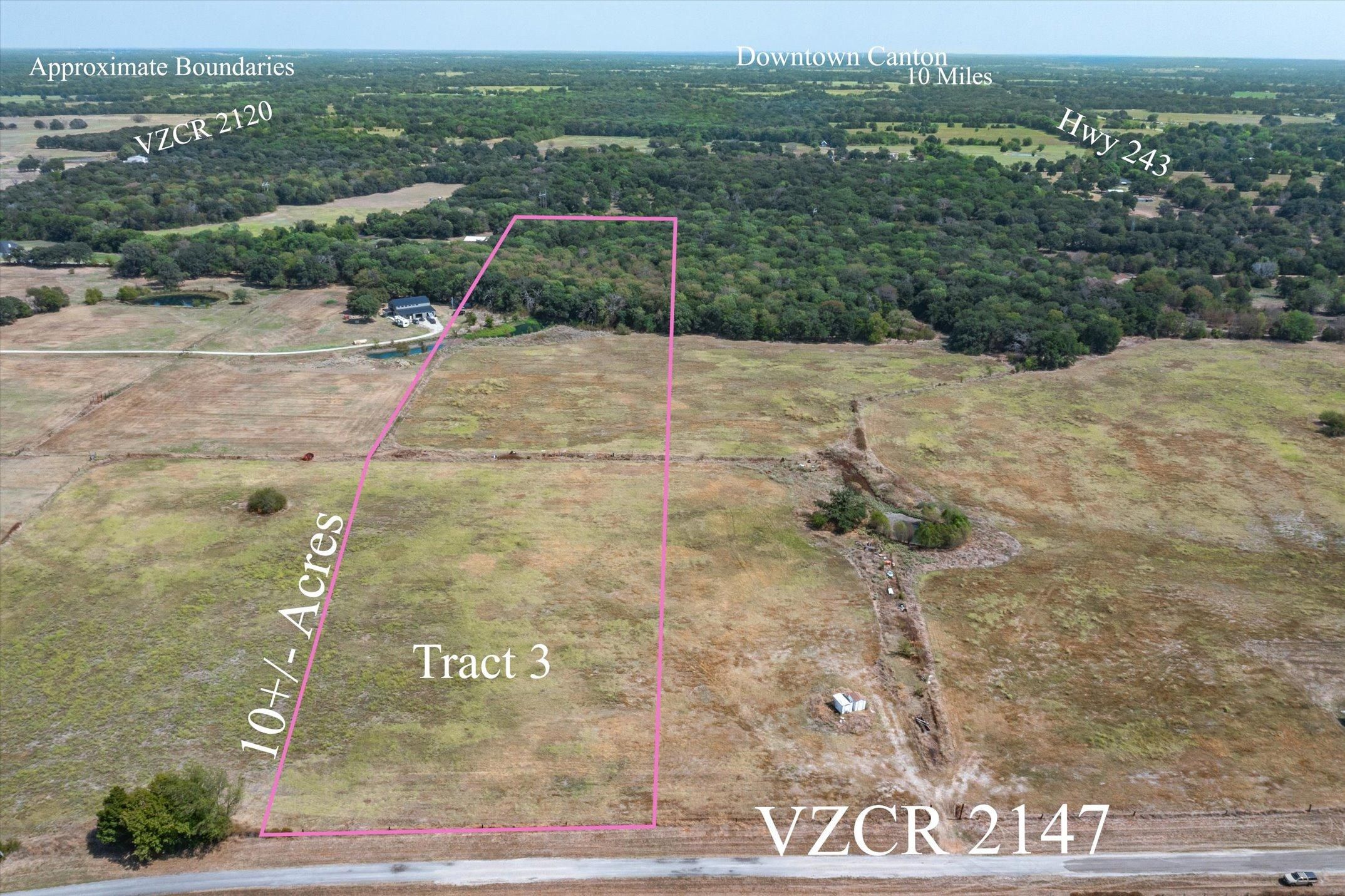 Tract 3 VZ County Road 2147, Wills Point, TX 75169 MLS 20440514