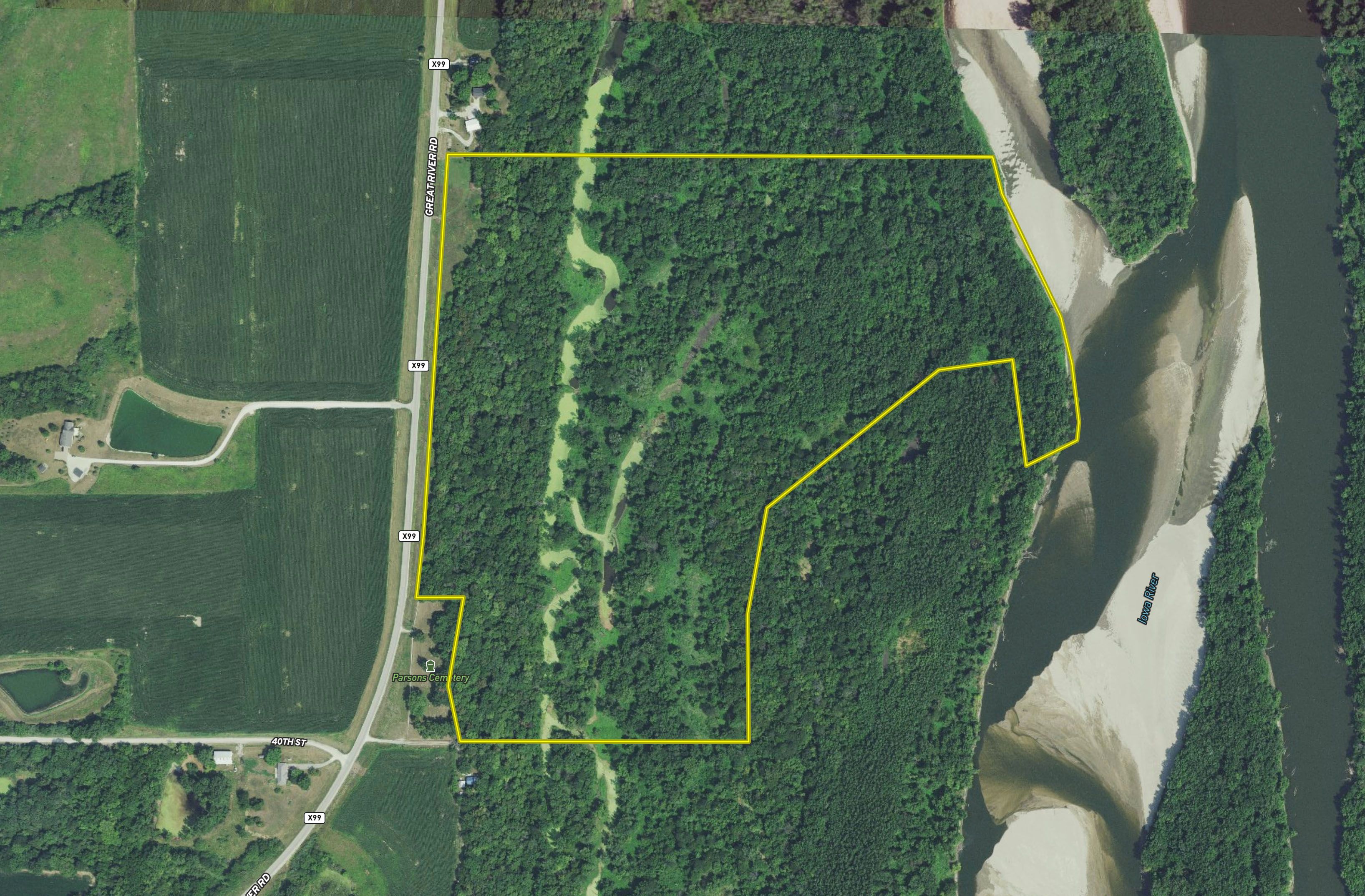 Wapello, Louisa County, IA Recreational Property, Hunting Property