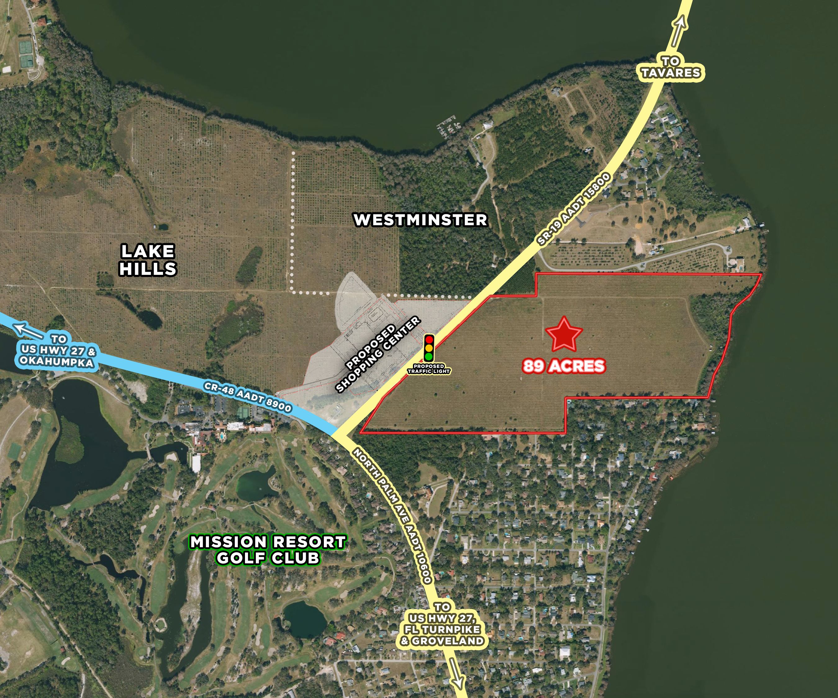 Howey In The Hills, Lake County, FL Undeveloped Land, Commercial