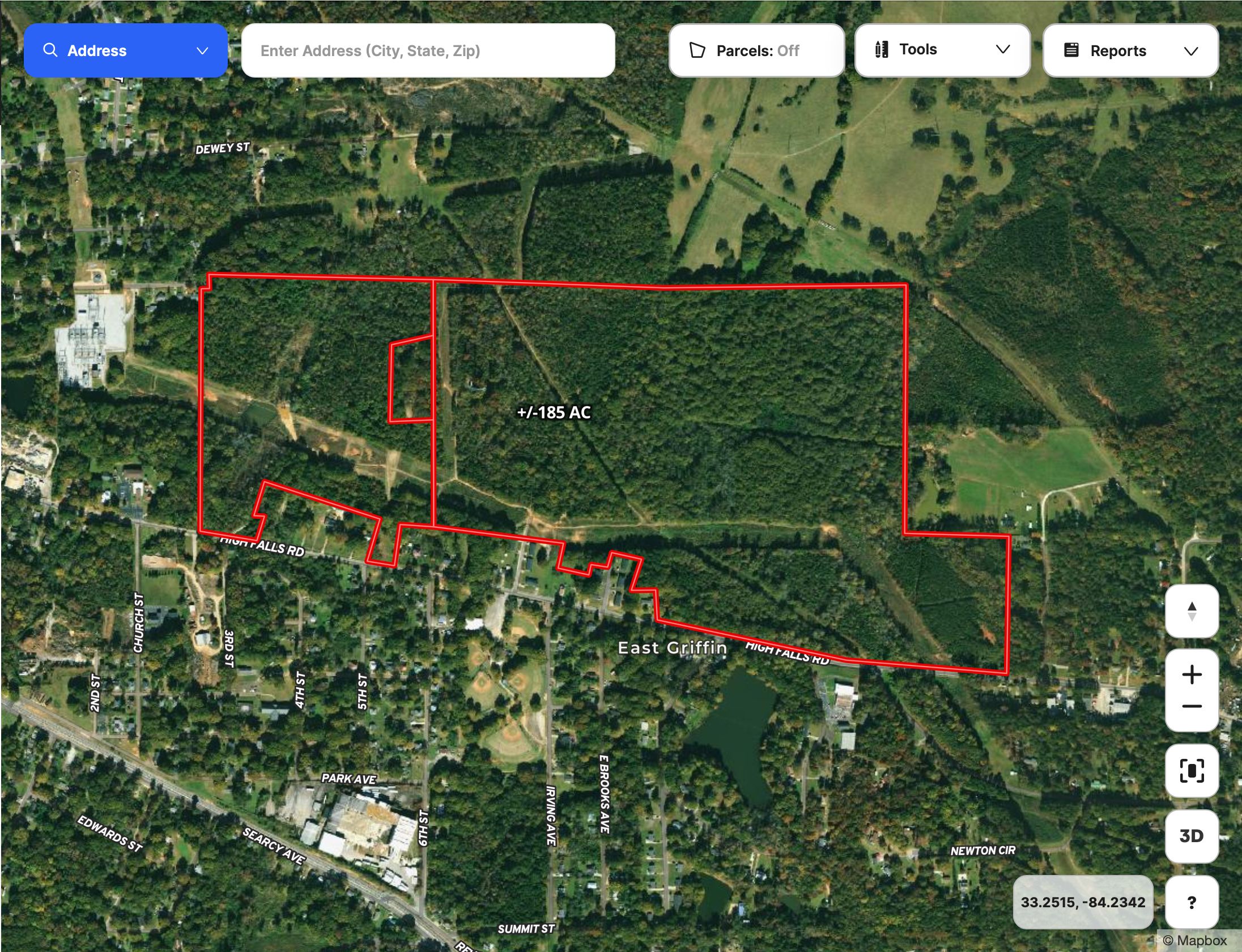 Griffin, Spalding County, GA Timberland Property, Undeveloped Land