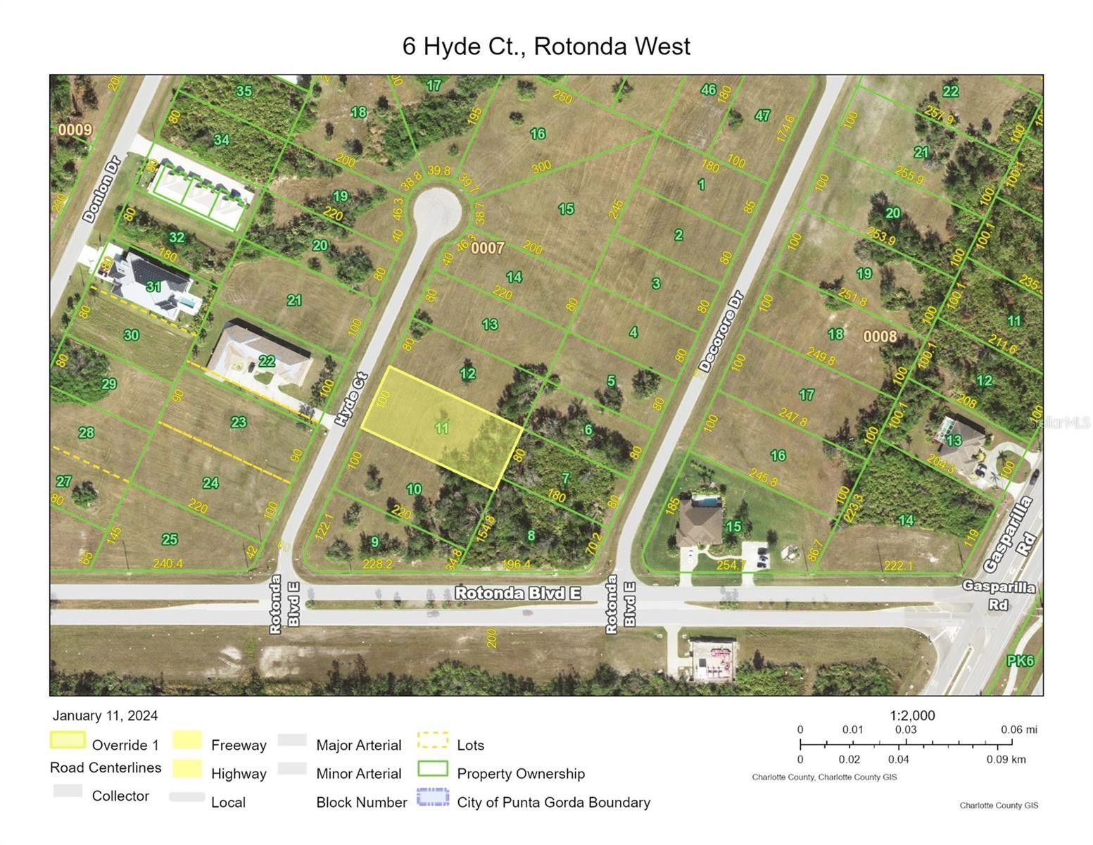 Rotonda West, Charlotte County, FL Undeveloped Land, Homesites for sale
